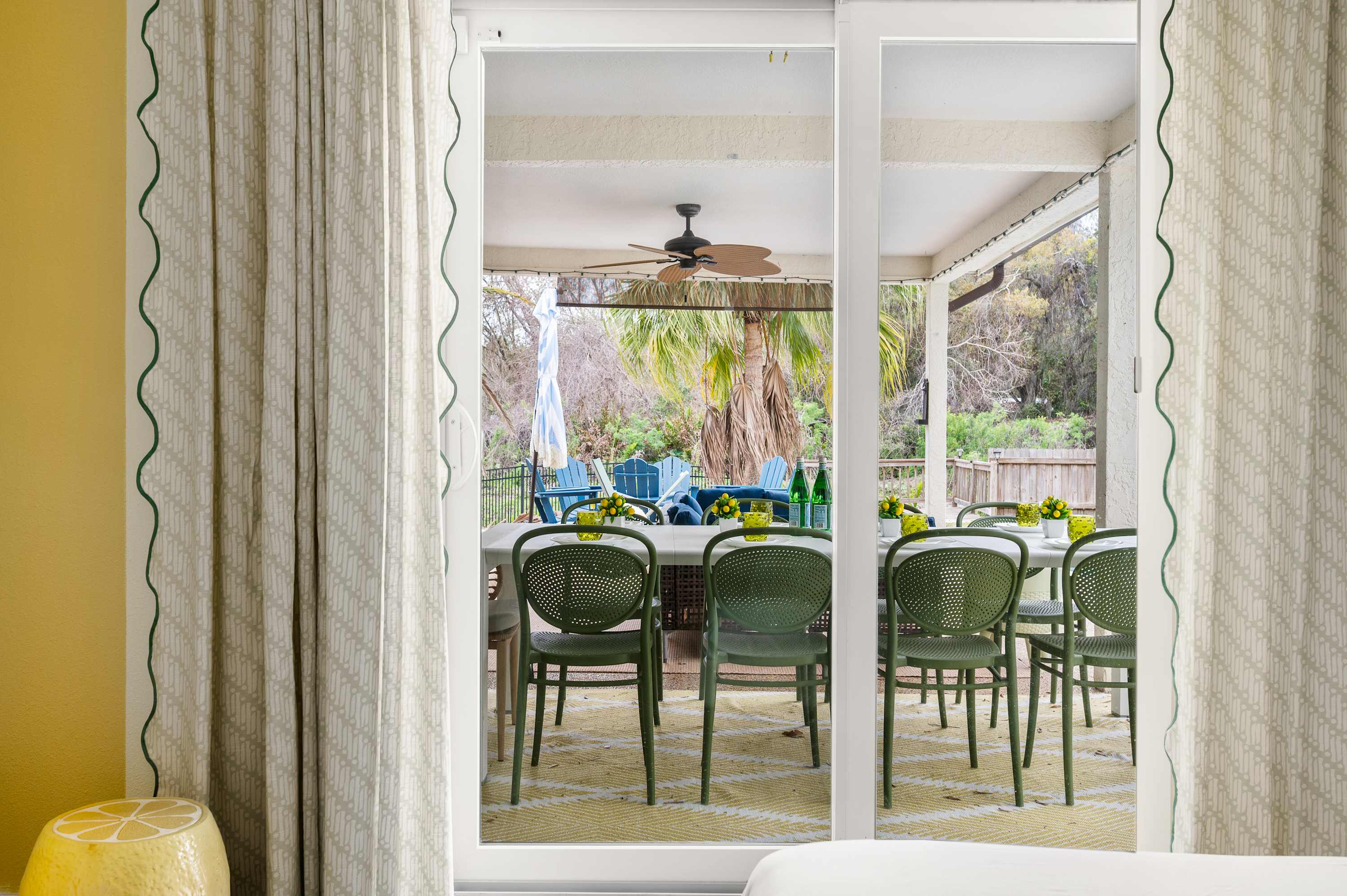 Light-filled patio access from the bedroom — step right outside to enjoy the day.