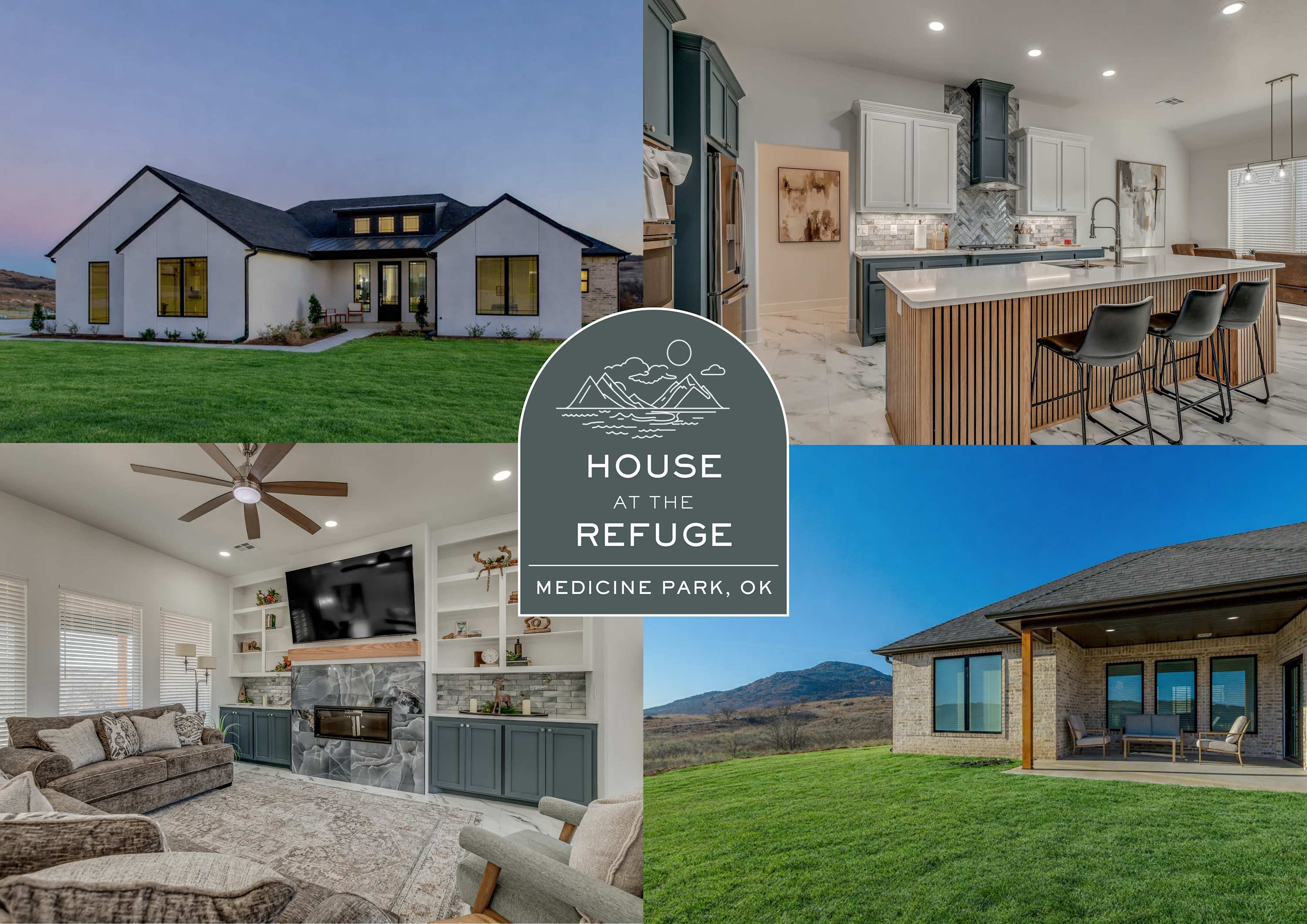 House at the Refuge - Relax & Take in Nature — Medicine Park, OK — vacation rental
