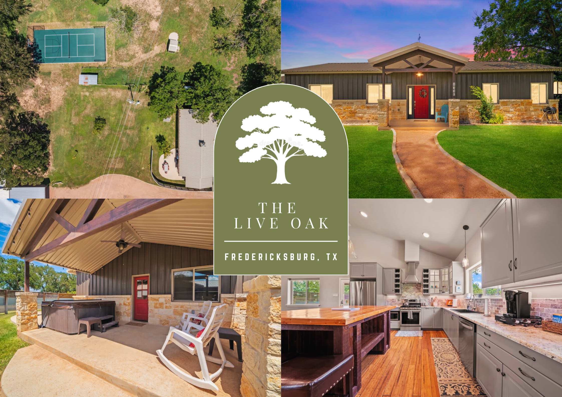 The Live Oak: Pickleball-Hot Tub-Dog Friendly — Fredericksburg, TX — vacation rental
