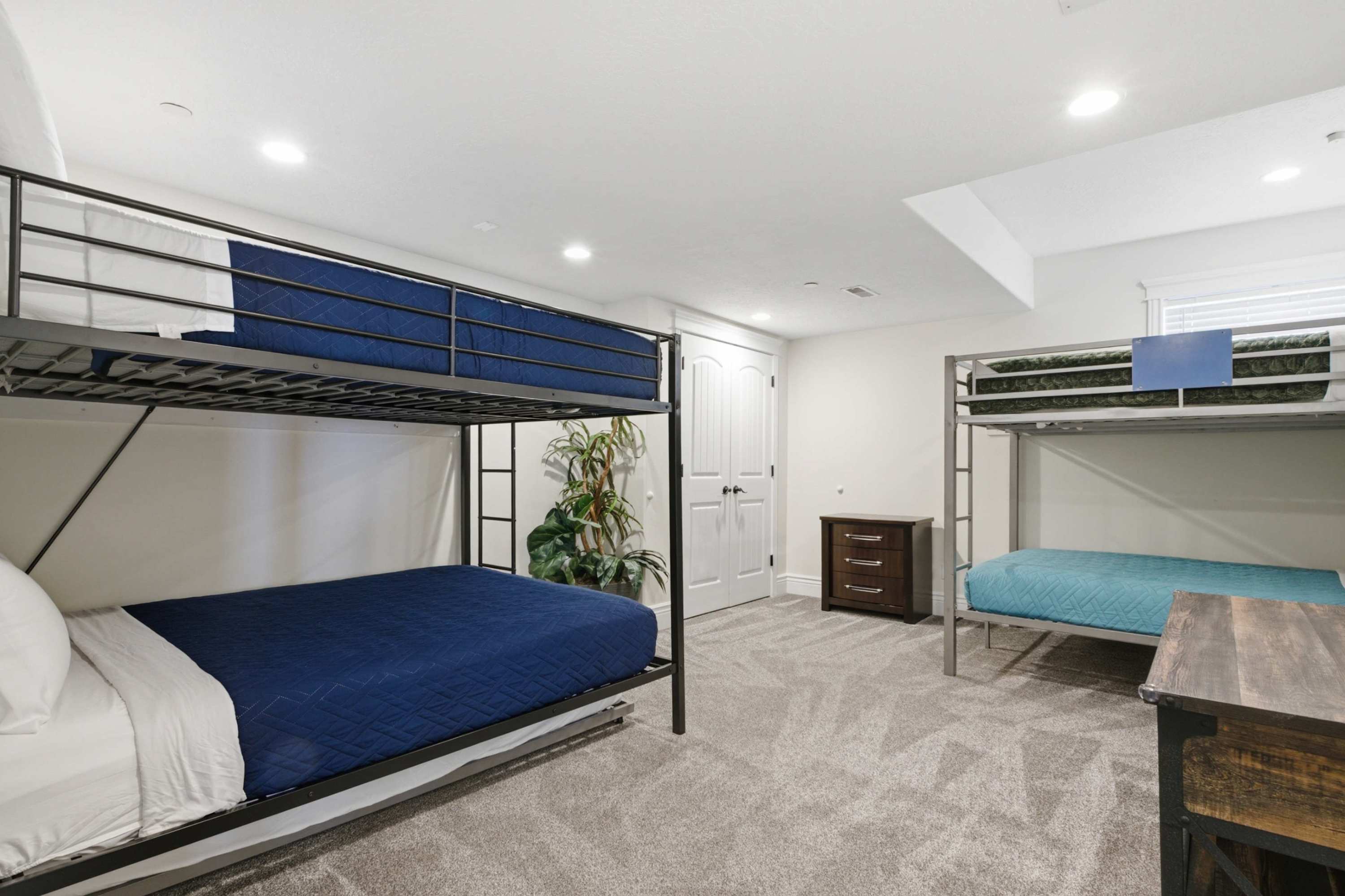 Fun bunk room setup ideal for kids, teens, or group stays