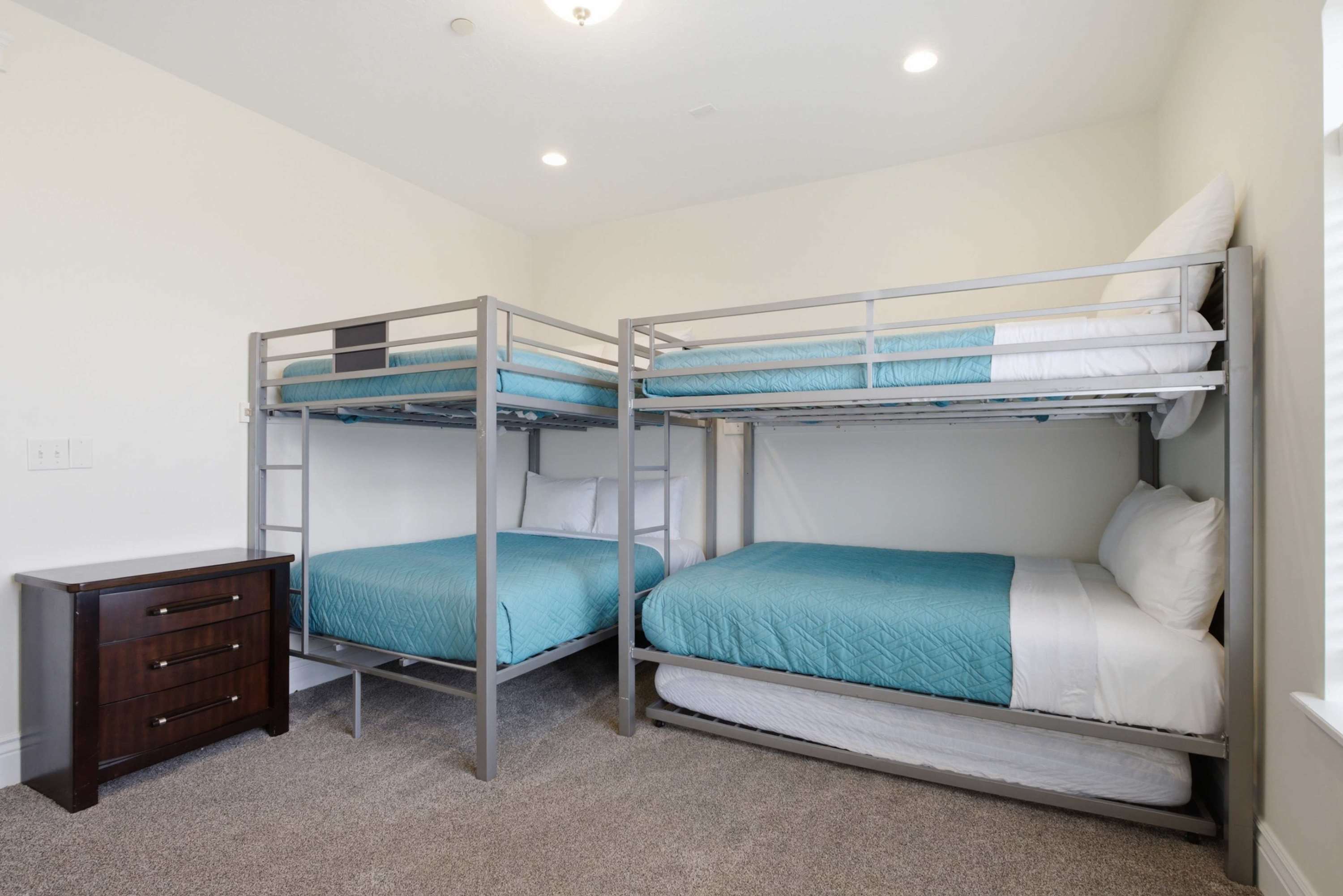 Bunk room setup perfect for large groups and families