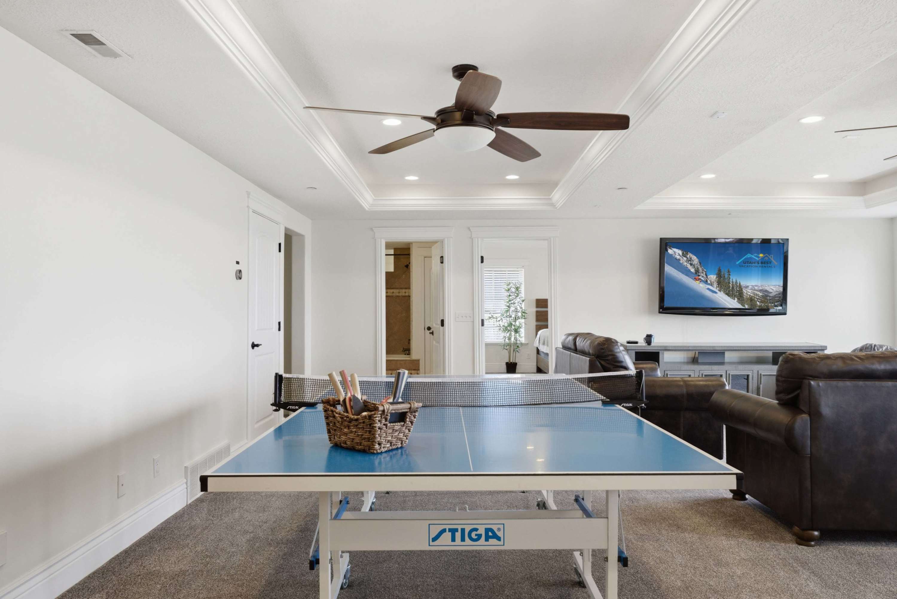 Open game area with plenty of space to spread out