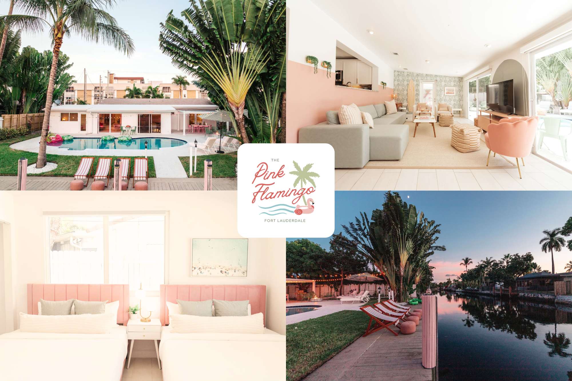 The Pink Flamingo | Pool • Canal Access • Firepit