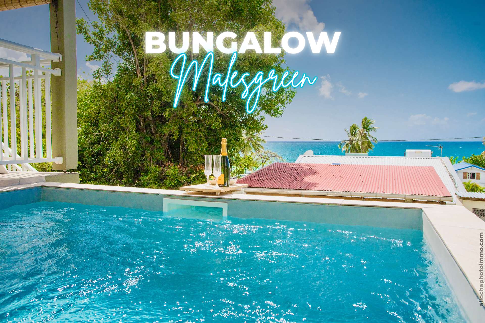 Sea View Bungalow & Plunge Pool – Diamant Town Center