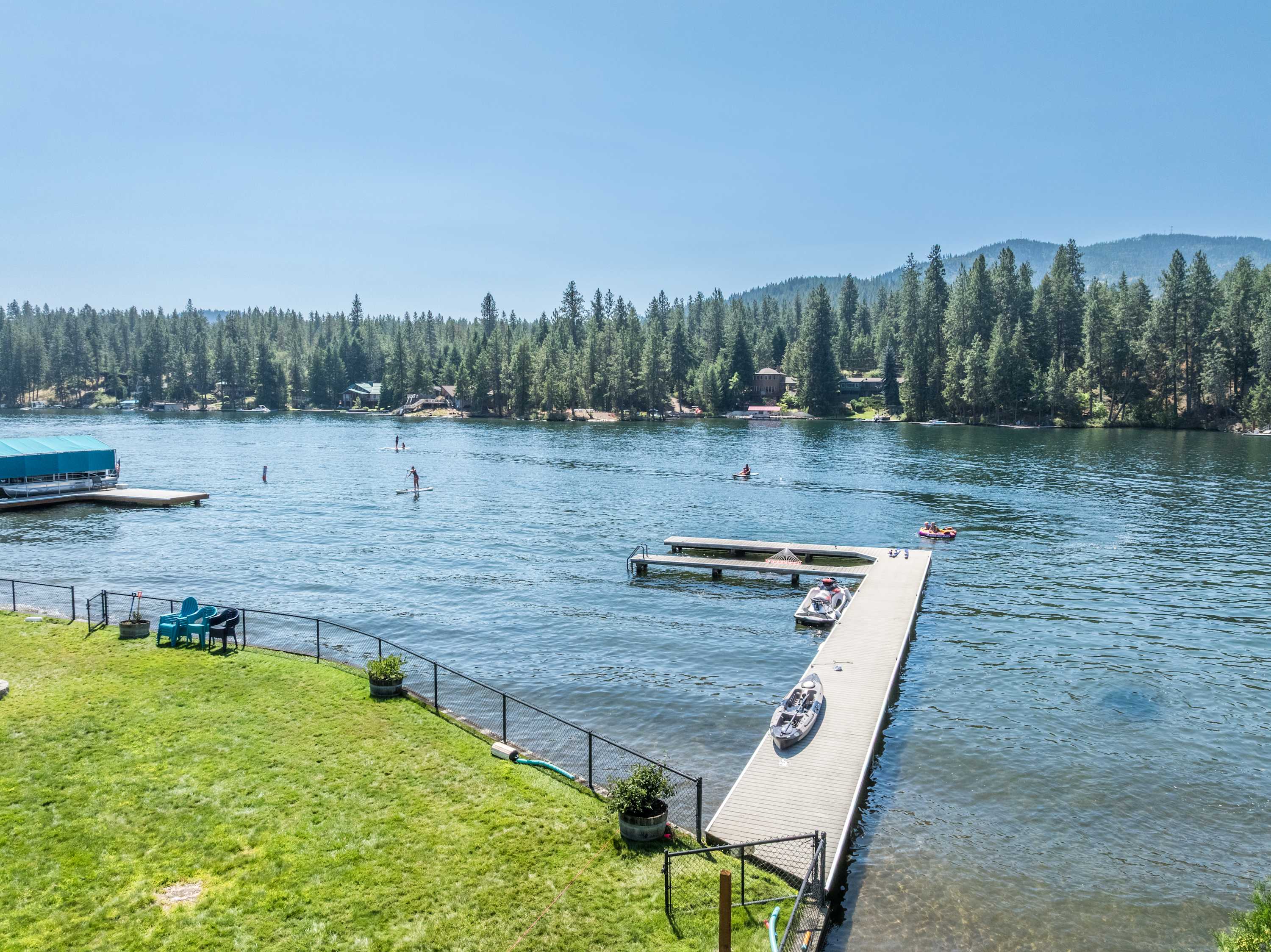 Private Riverfront Retreat with Dock & Kayak — Post Falls, ID — vacation rental