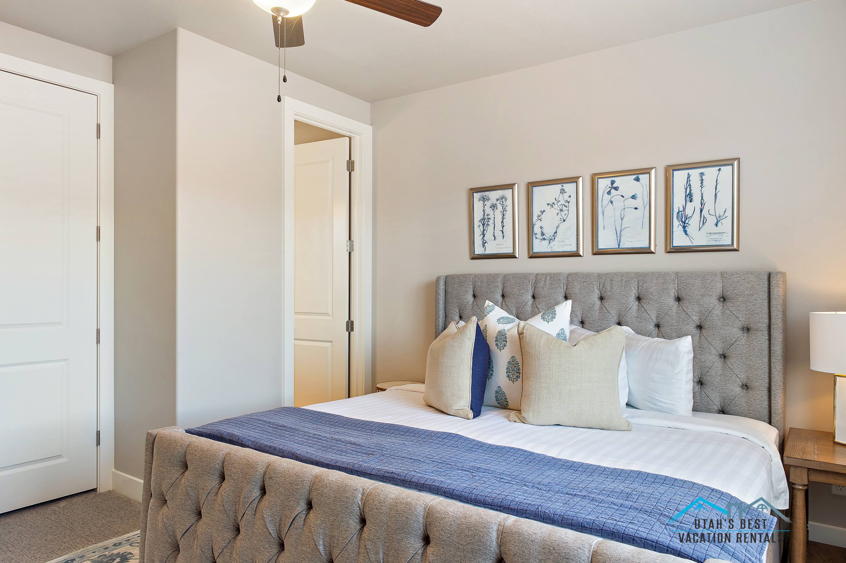 109 - Master bedroom king bed is beautiful and comfortable