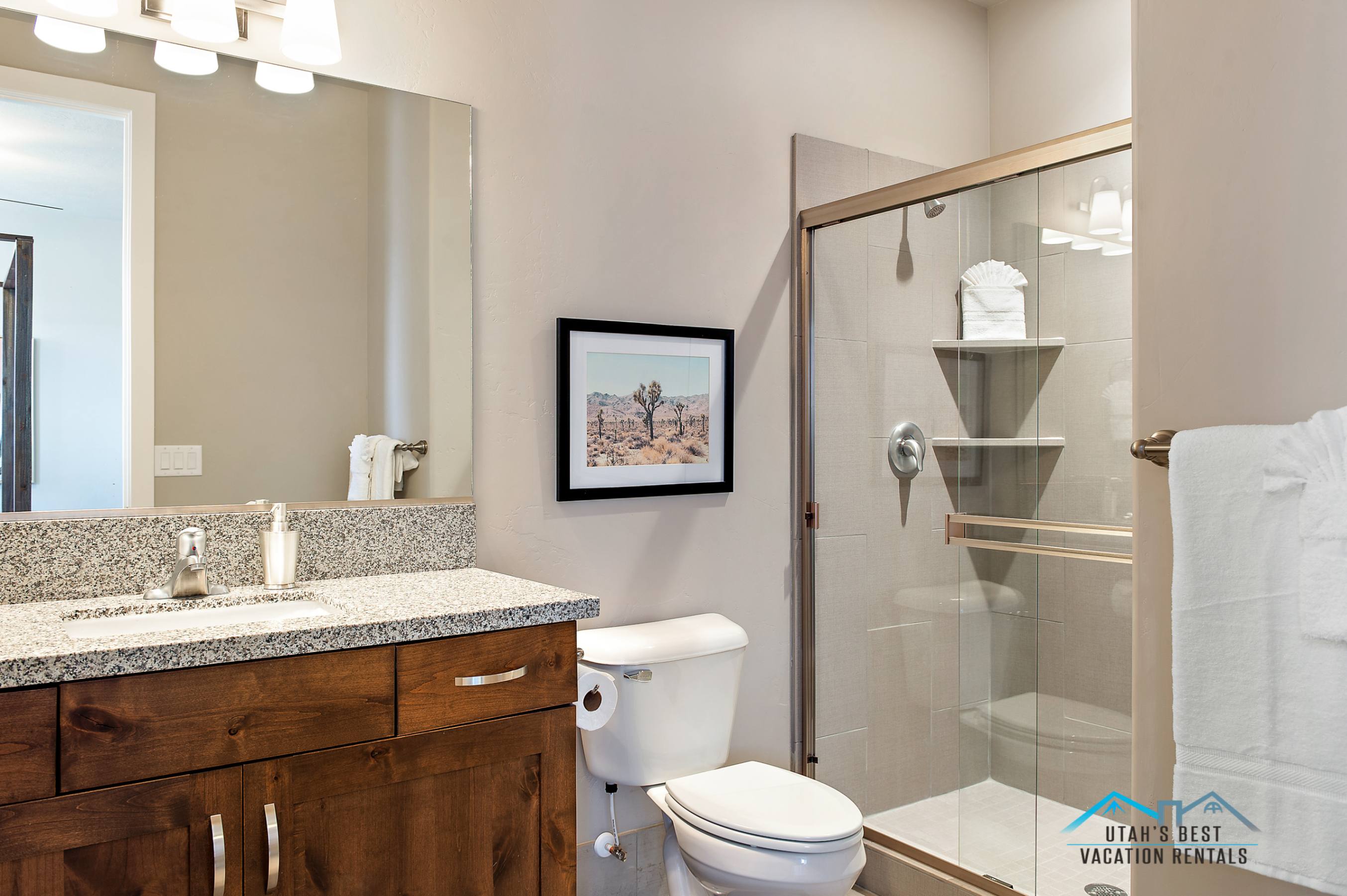 109 - Bathroom for bedroom 3 with walk-in shower