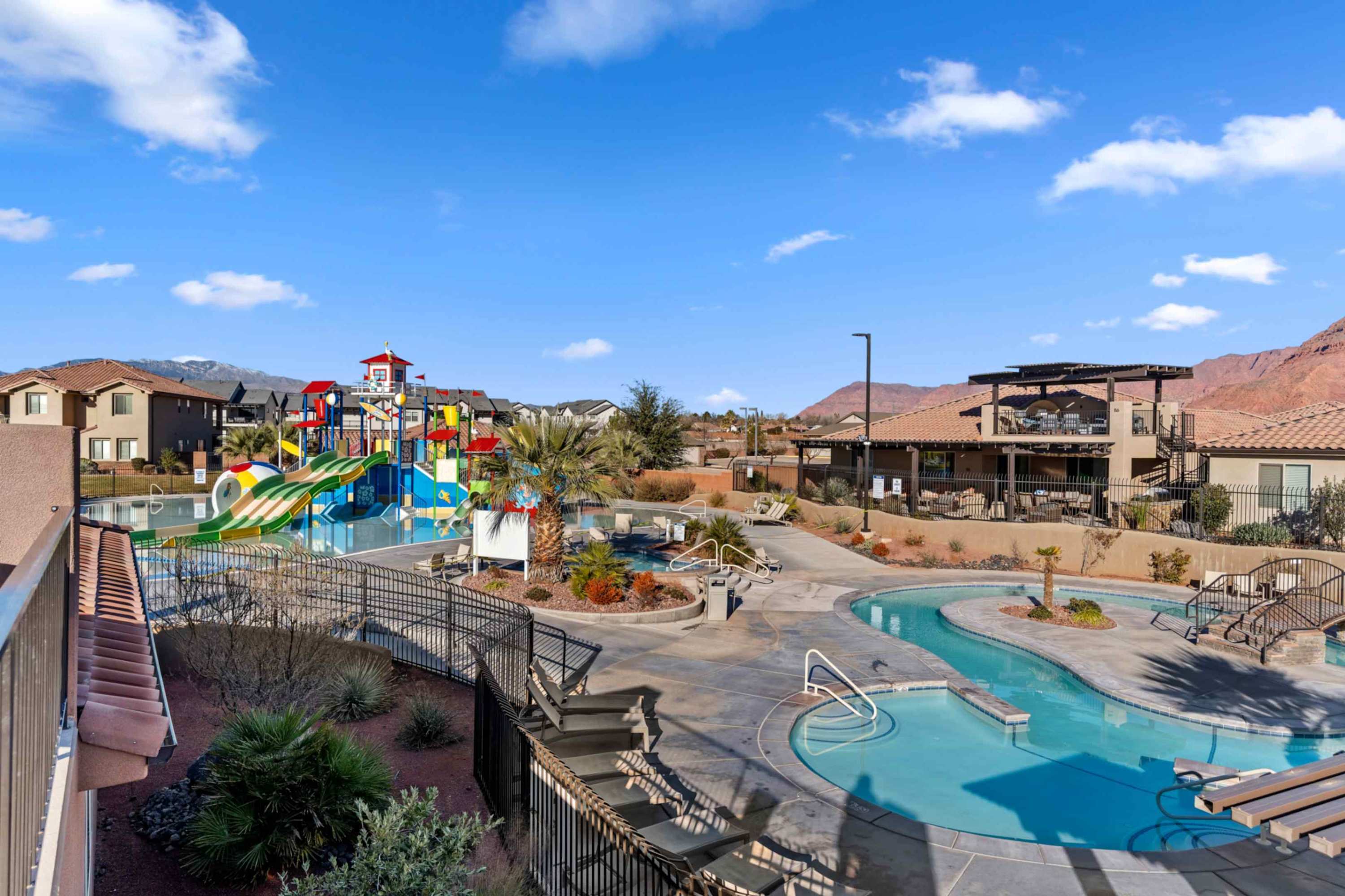 109 - View from the balcony, overlooking the Water Park