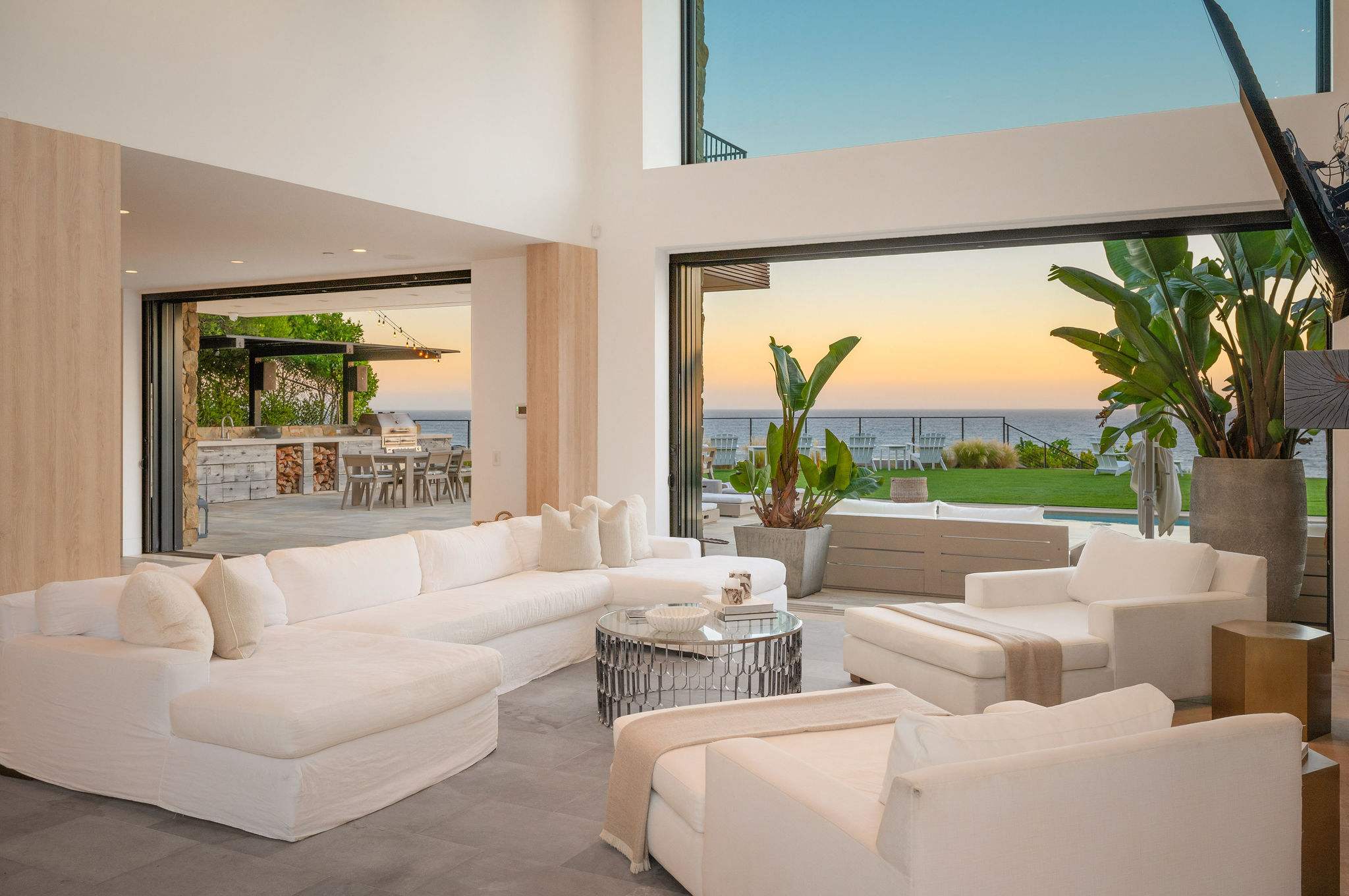 The perfect place to watch Malibu sunsets over the Pacific.