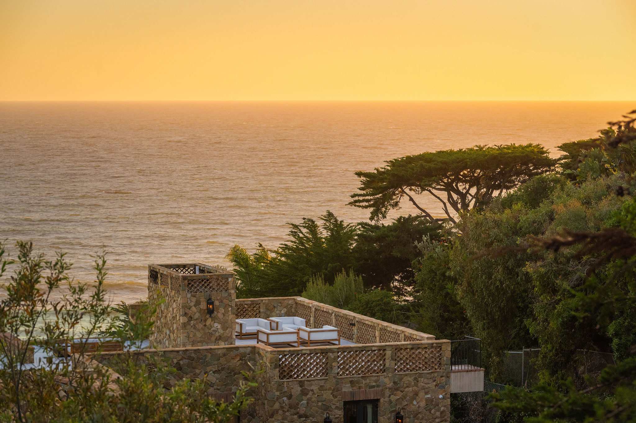 Start your day with Malibu sunrise views over the Pacific Ocean.