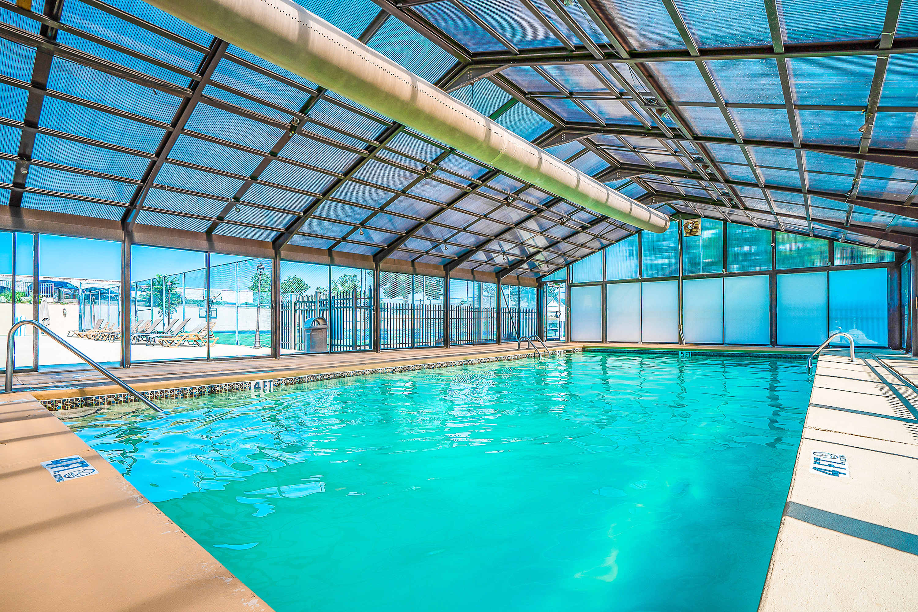 Enjoy the amazing temperature controlled, year round, indoor pool