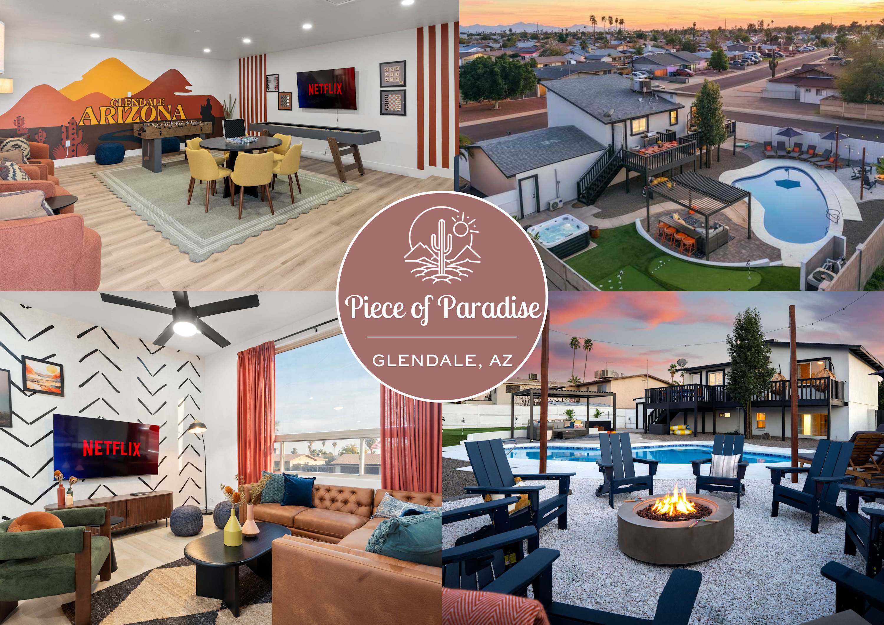 Piece of Paradise • Pool, Games, Fire Pit, Hot tub — Glendale, AZ — vacation rental