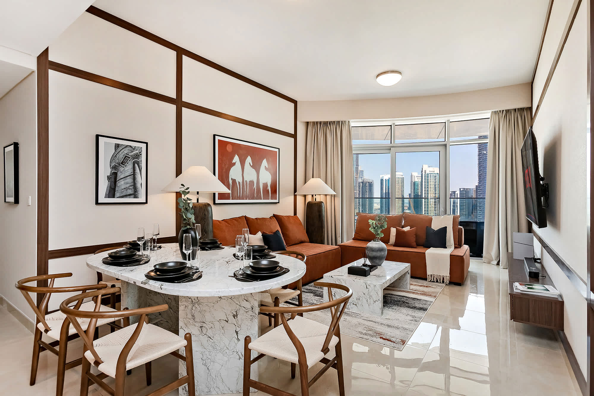 Modern 4BR Retreat with Views at Imperial Avenue — Dubai, Dubai — vacation rental