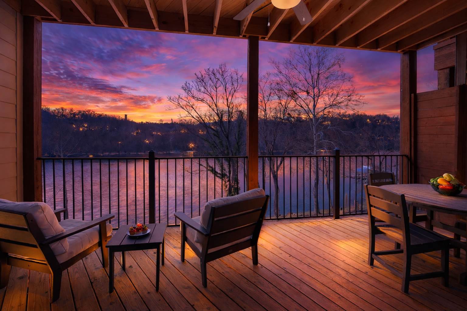 Lake Taneycomo Waterfront | Stunning Views | 3BR — Branson, MO — vacation rental