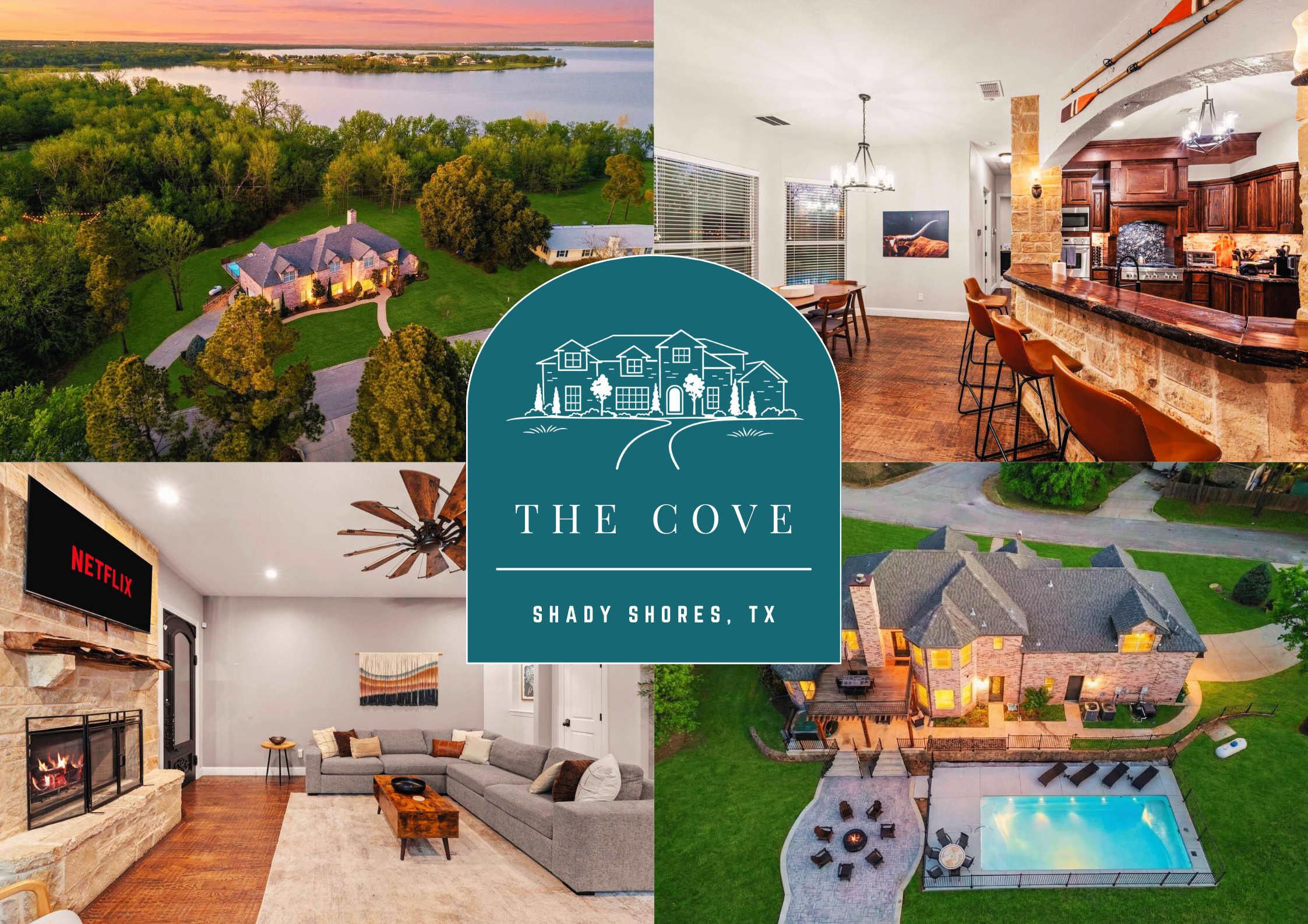 The Cove: Heated Pool, Hot Tub, Lake Access — Shady Shores, TX — vacation rental