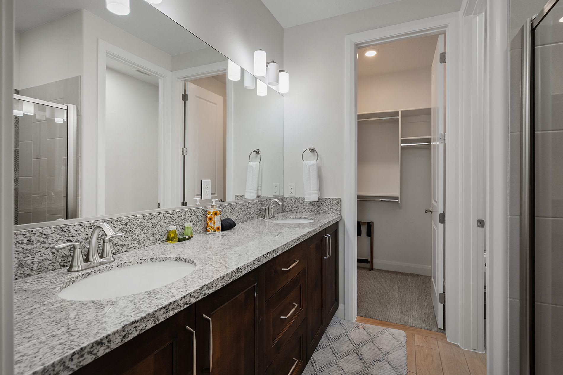 Bathroom with large vanity