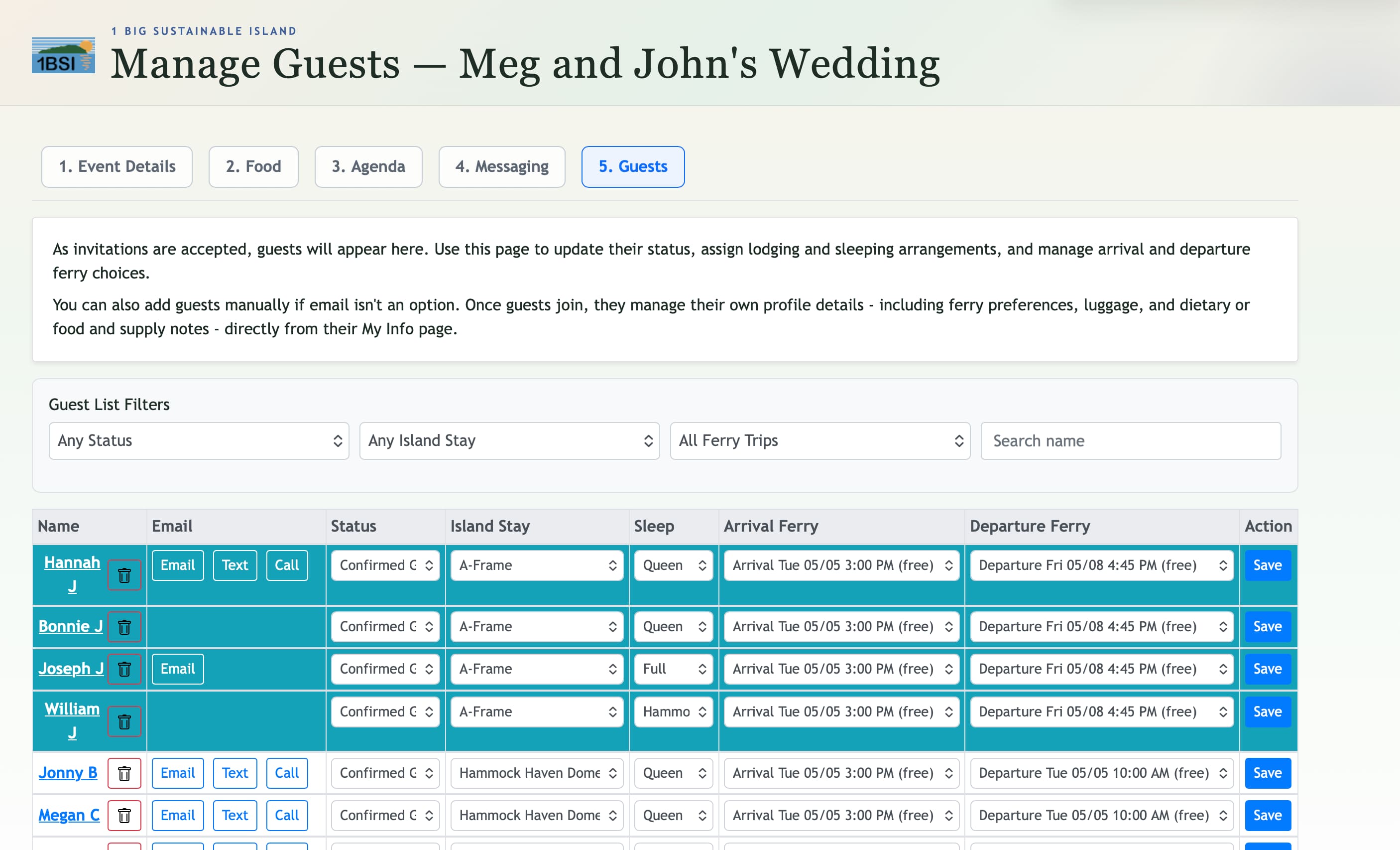 This stay works beautifully on its own — and it also plays well with others, combining with nearby island stays through our event console to create an easy basecamp for medium-sized gatherings. 🌲