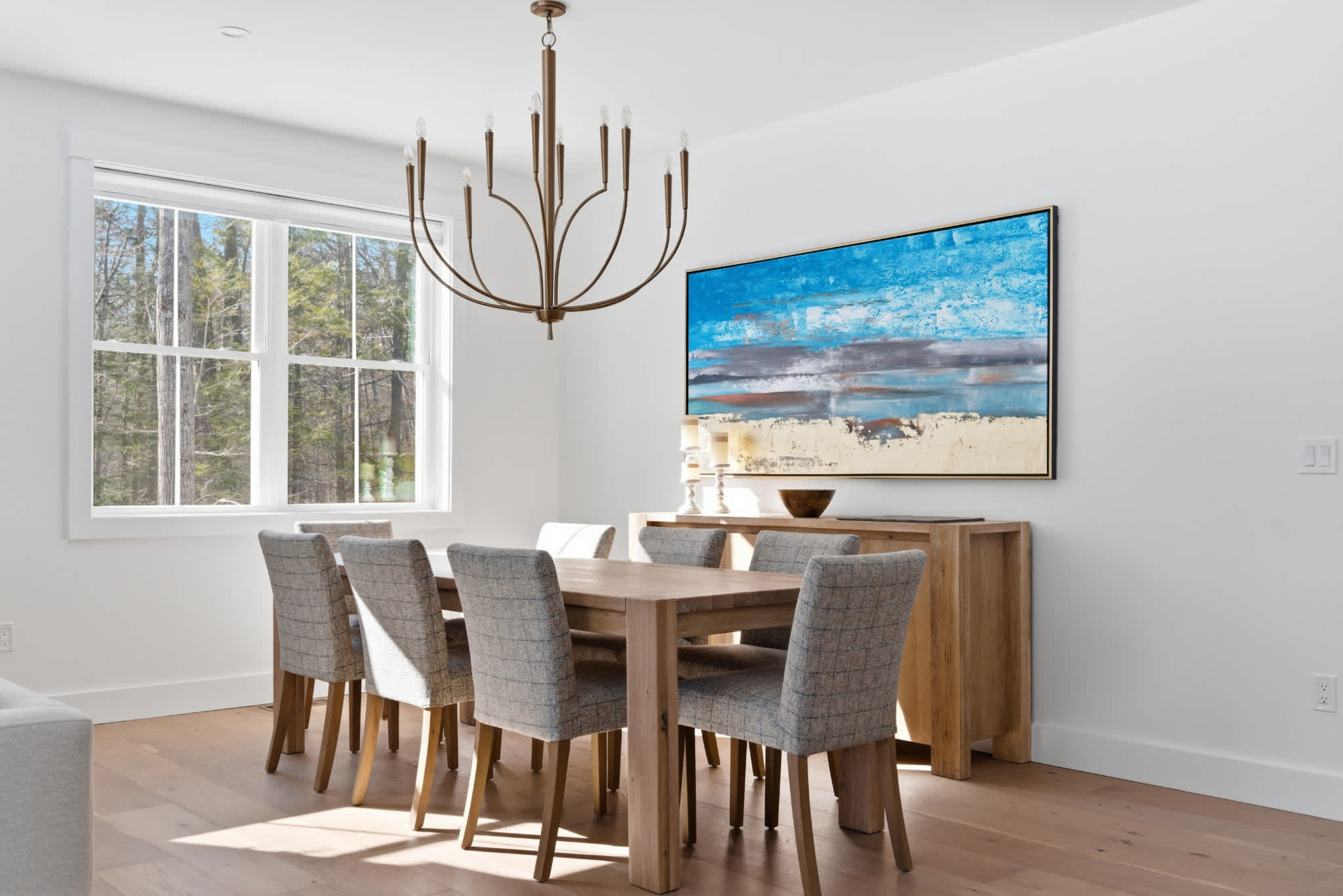 Make mealtime memories together at the dining table, seating 8​