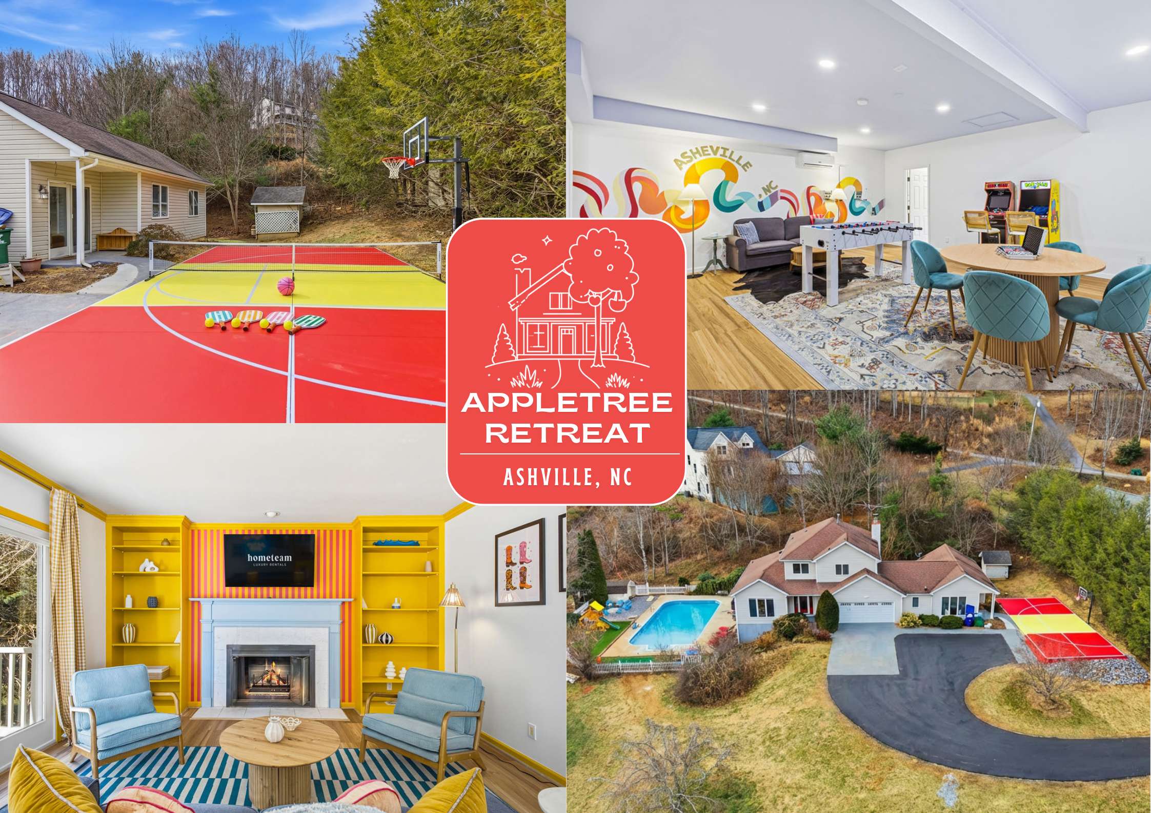 Sleeps 20 | Sport Court | Game Room | Sauna | Spa — Asheville, NC — vacation rental