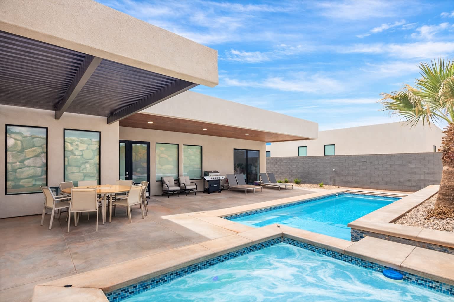 Private pool and spa for endless fun and relaxation