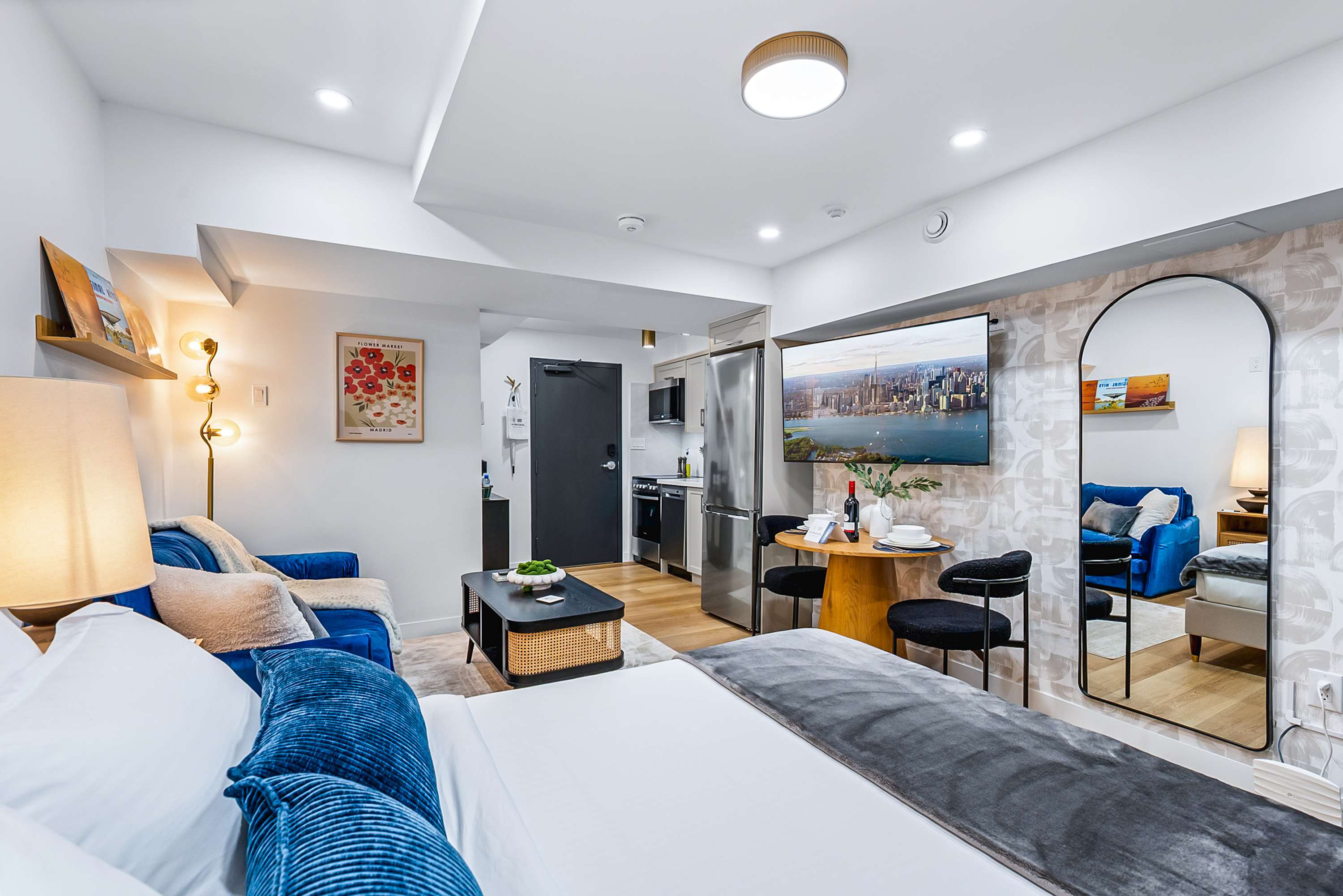 Peaceful bedroom retreat with a queen-size bed.