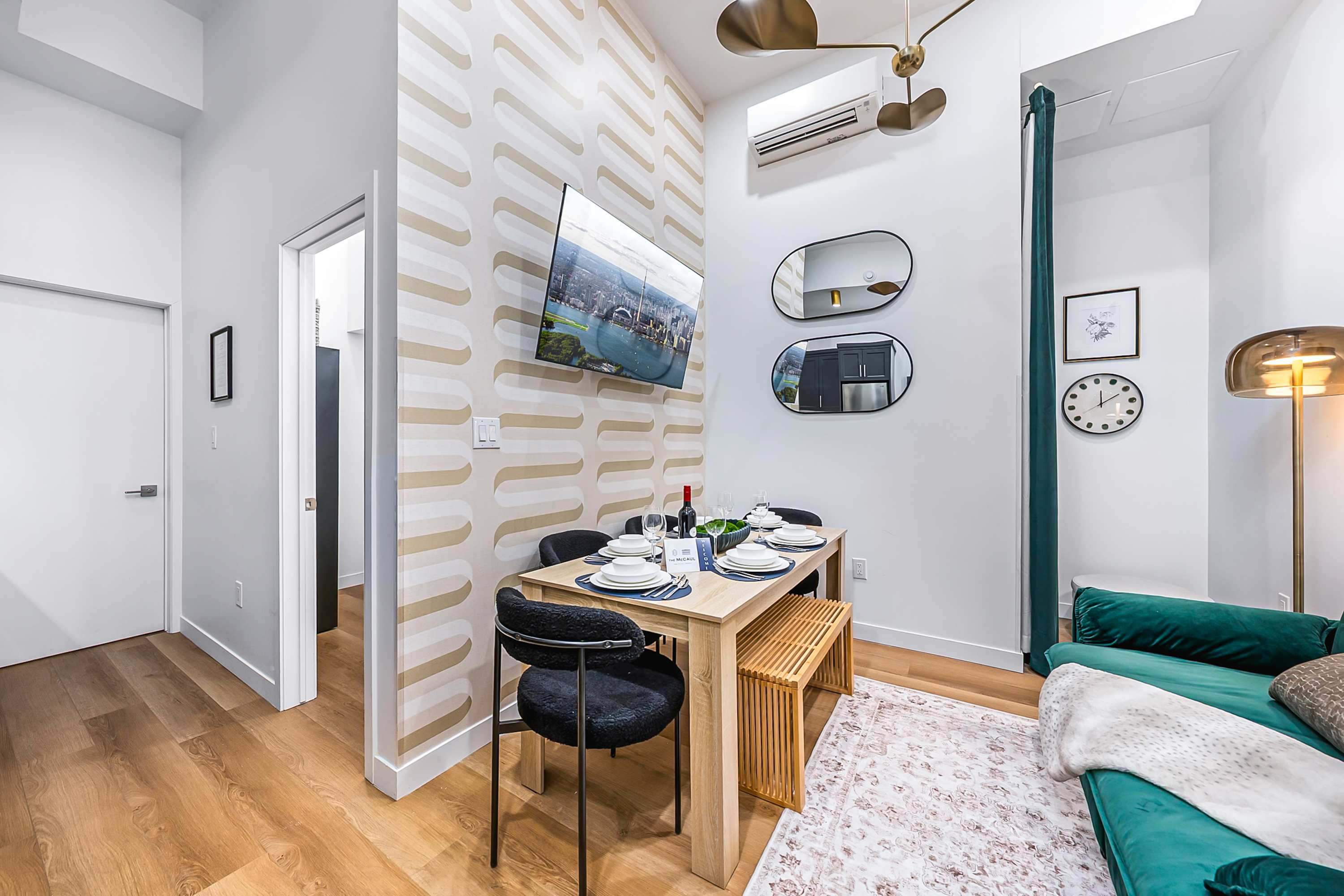 Great for enjoying meals together while planning the day ahead.