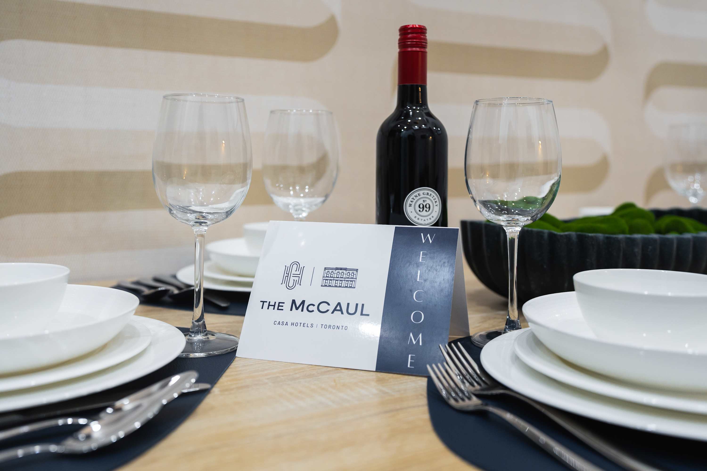 Ready for a quiet dinner or a glass of wine.