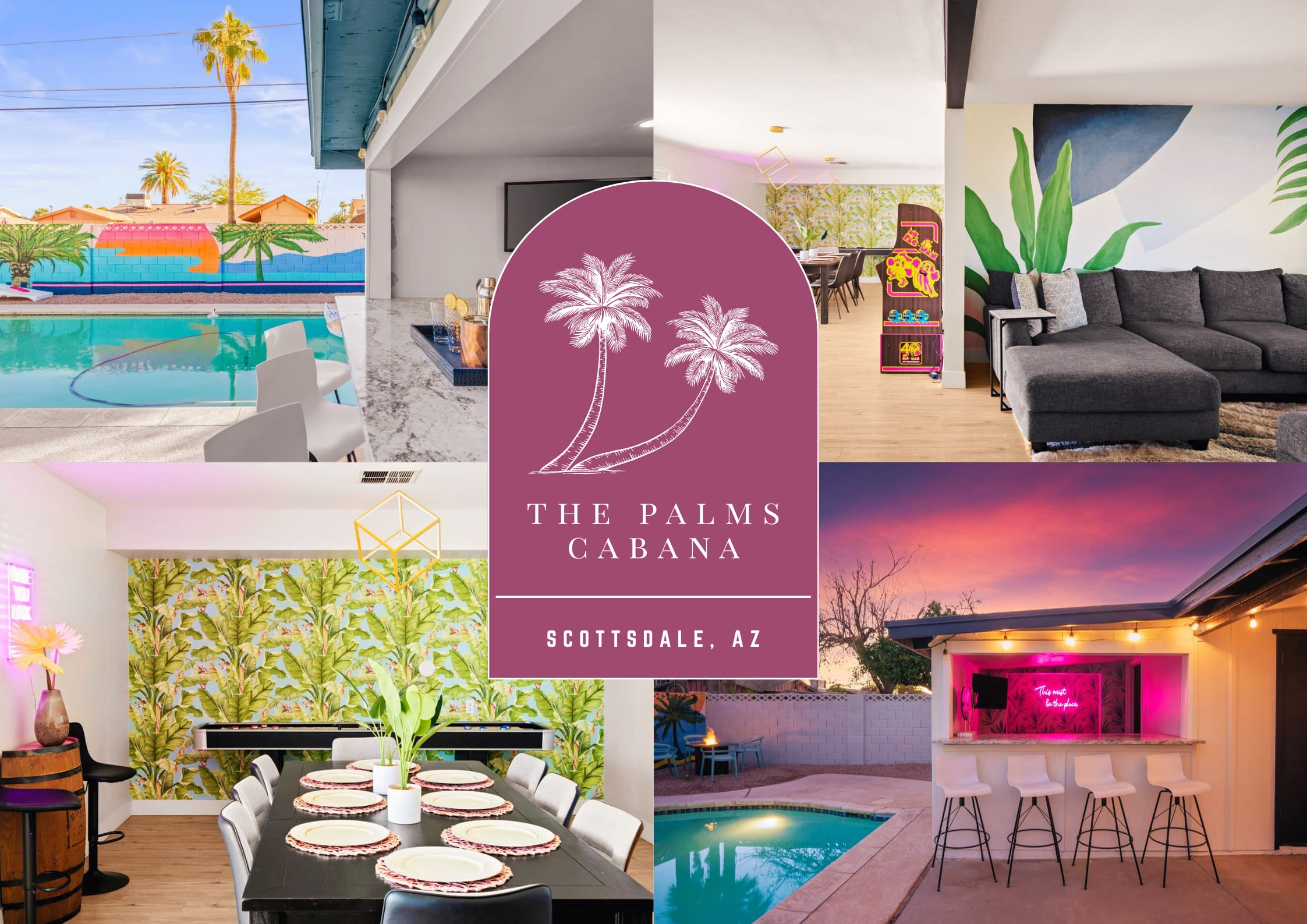 The Palms Cabana | Pool, Hot Tub, Bocce & PuttPutt — Scottsdale, AZ — vacation rental