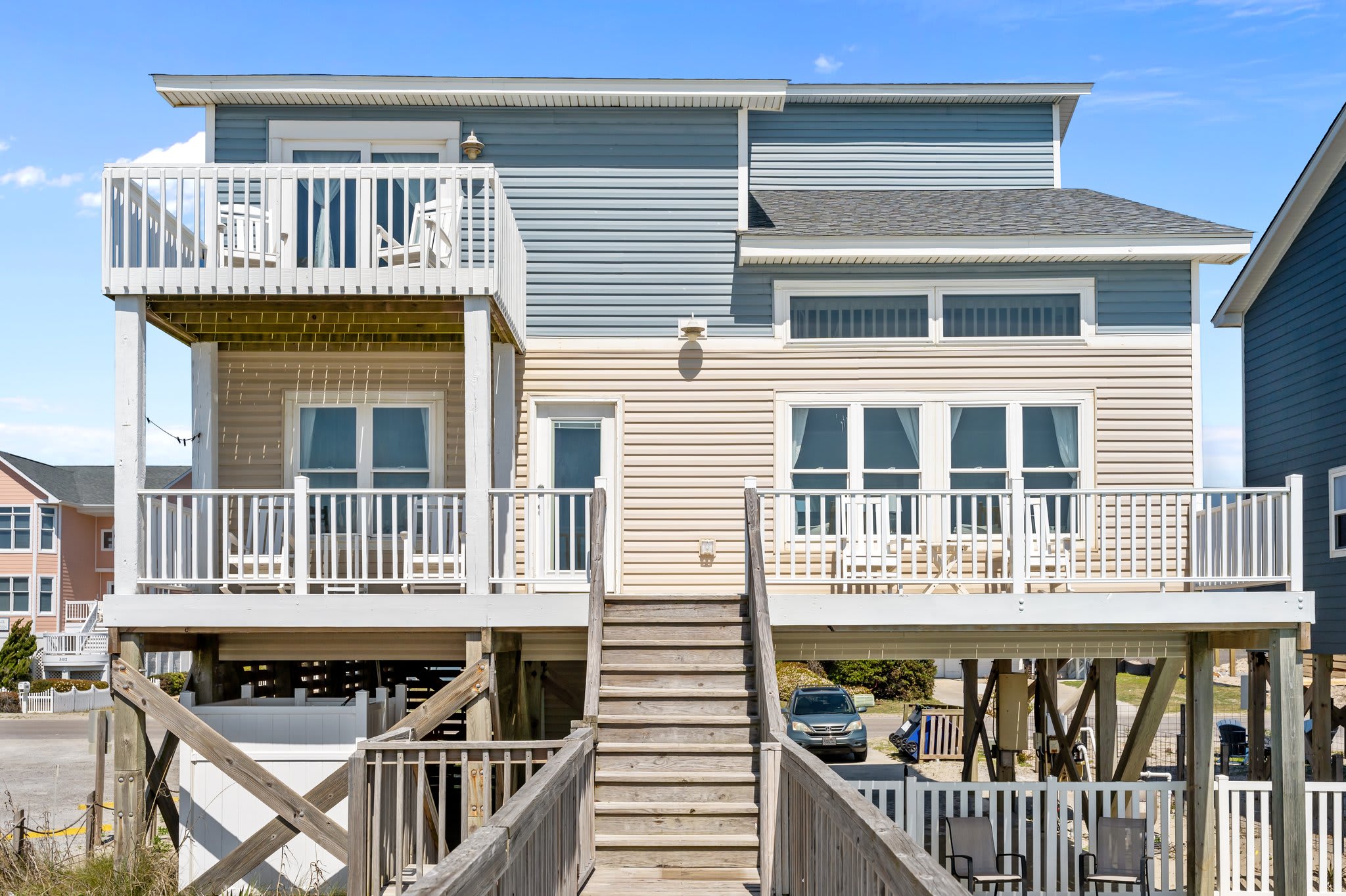 Modern Oceanfront OKI getaway w/ Pool  — Oak Island, NC — vacation rental