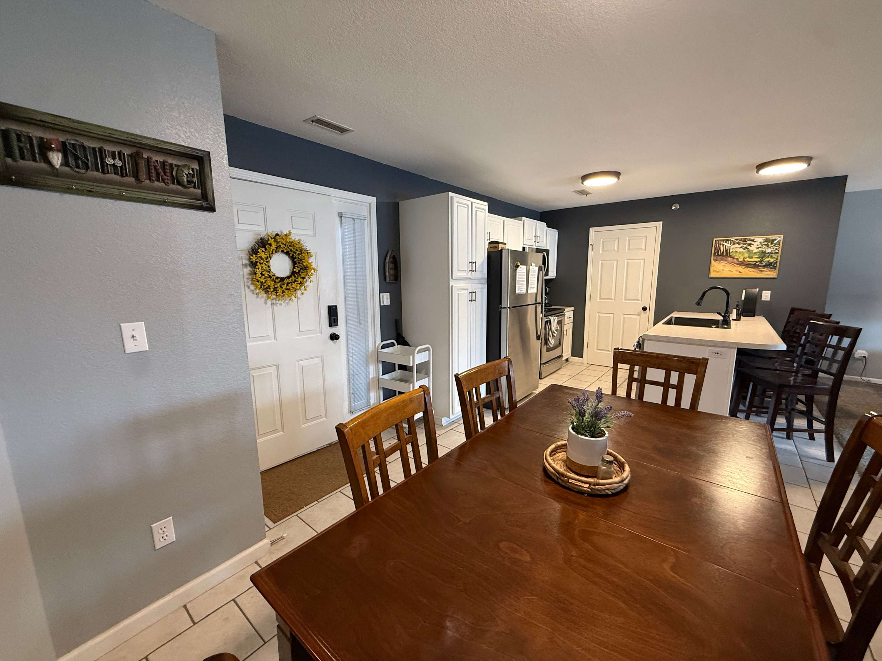 Make mealtime memories together at the dining table, seating 6​