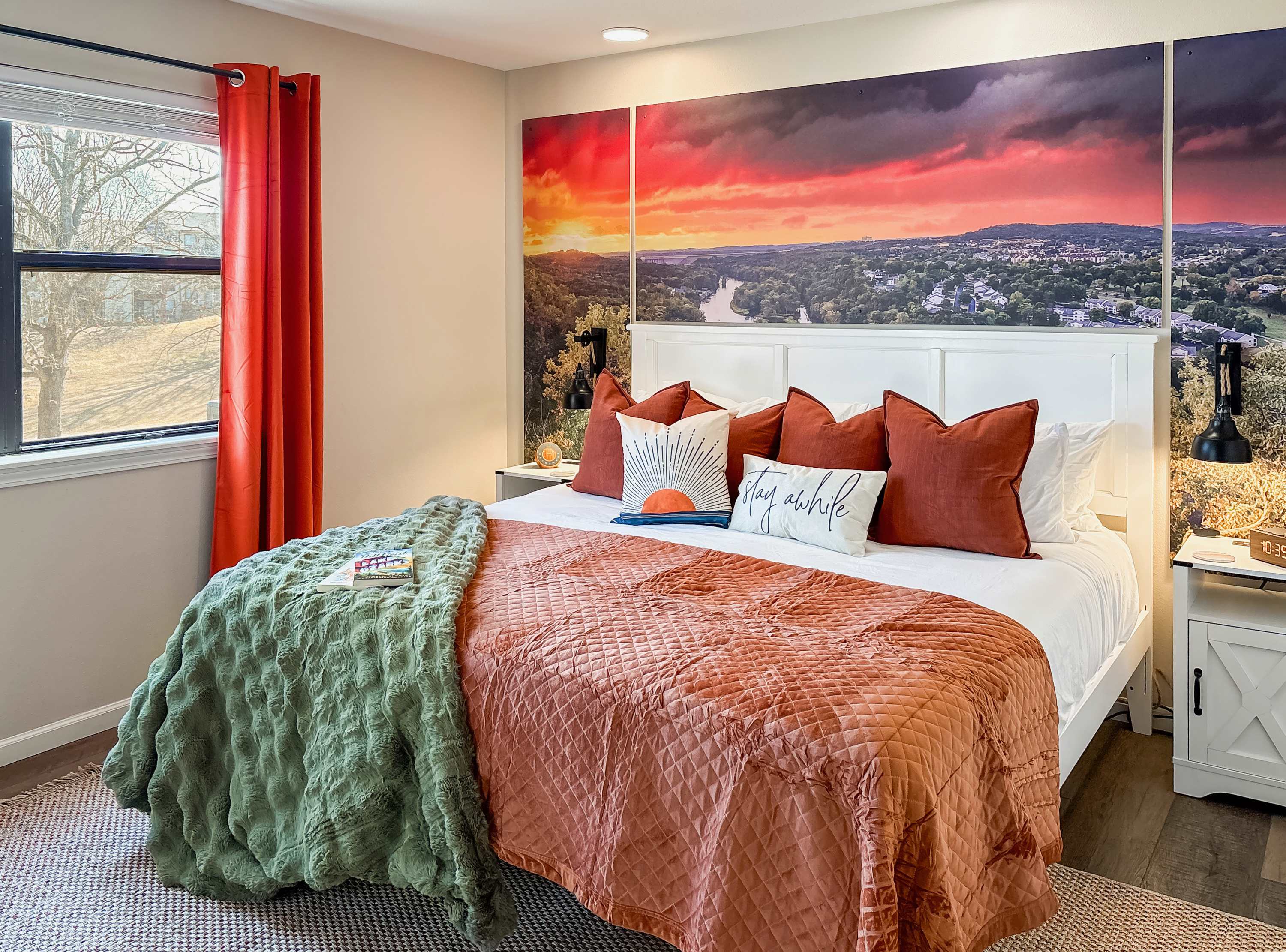 The Sunset Suite has private access to the patio.