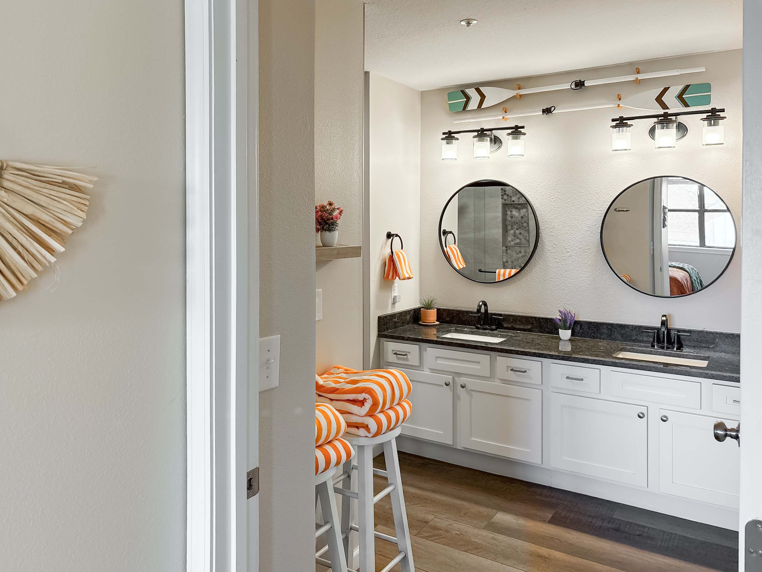 The Sunset Suite has a private en-suite bathroom.