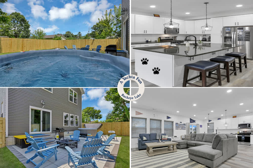 New Build 2024 | Spacious | Hot Tub | Pet-Friendly — Buckeye Lake, OH — vacation rental