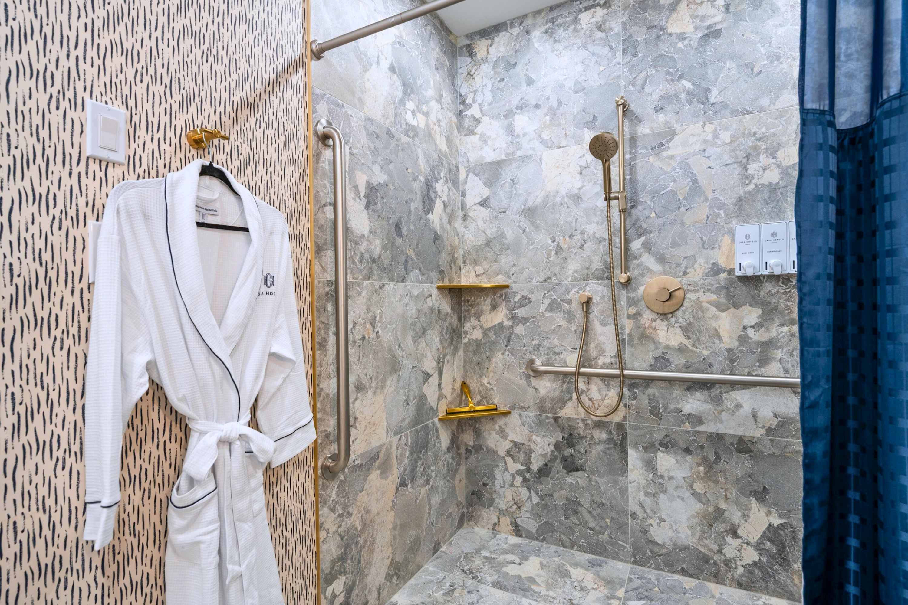 Updated bathroom with walk-in shower.