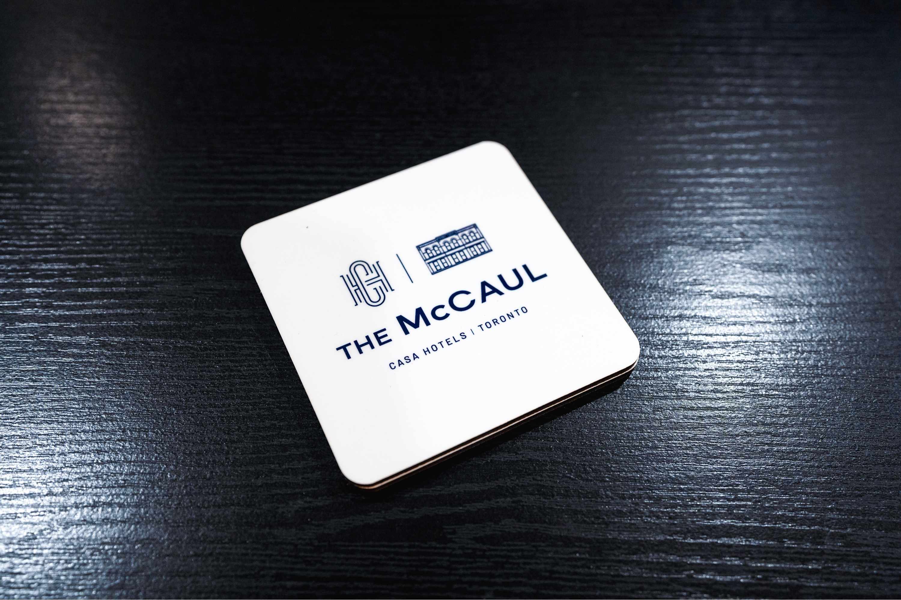 Custom The McCaul branded items.