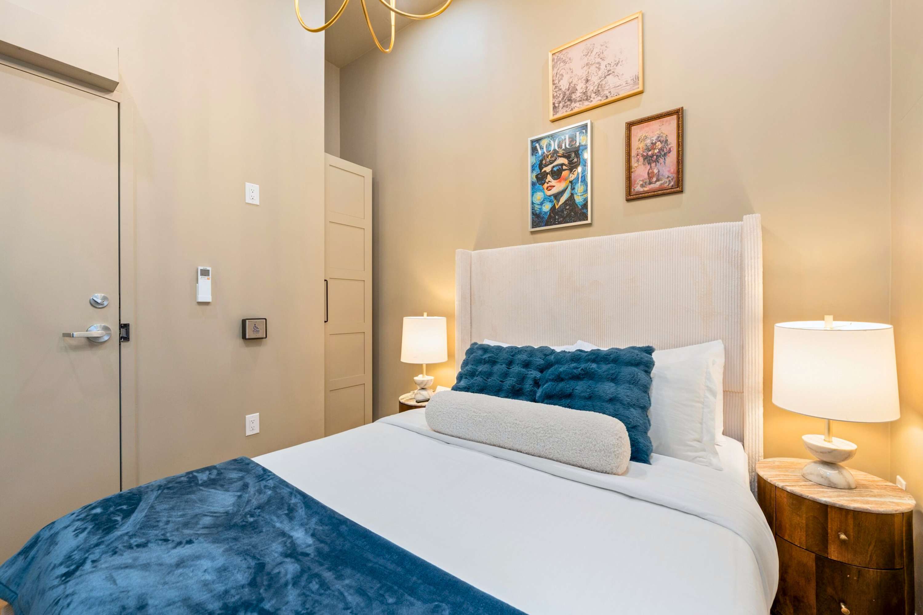 Cozy bedroom designed for restful nights.