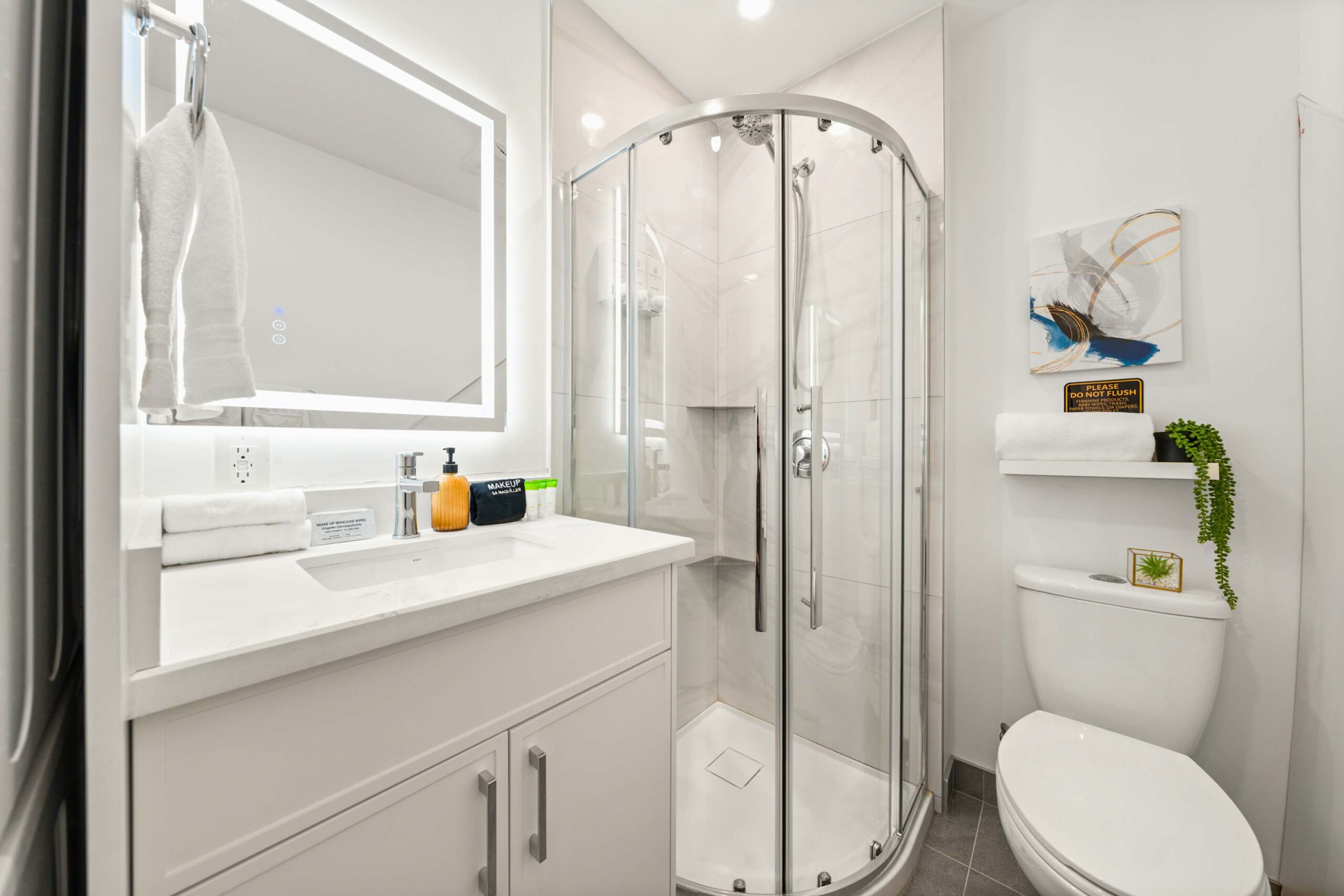 Full bathroom with bathtub and shower combo 2.