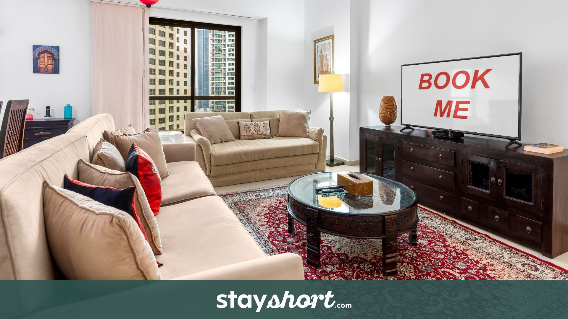 Free housekeeping visits during your stay - StayShort - Cozy & Modern 1BR in JBR Sleeps 4 — JBR, Dubai — vacation rental