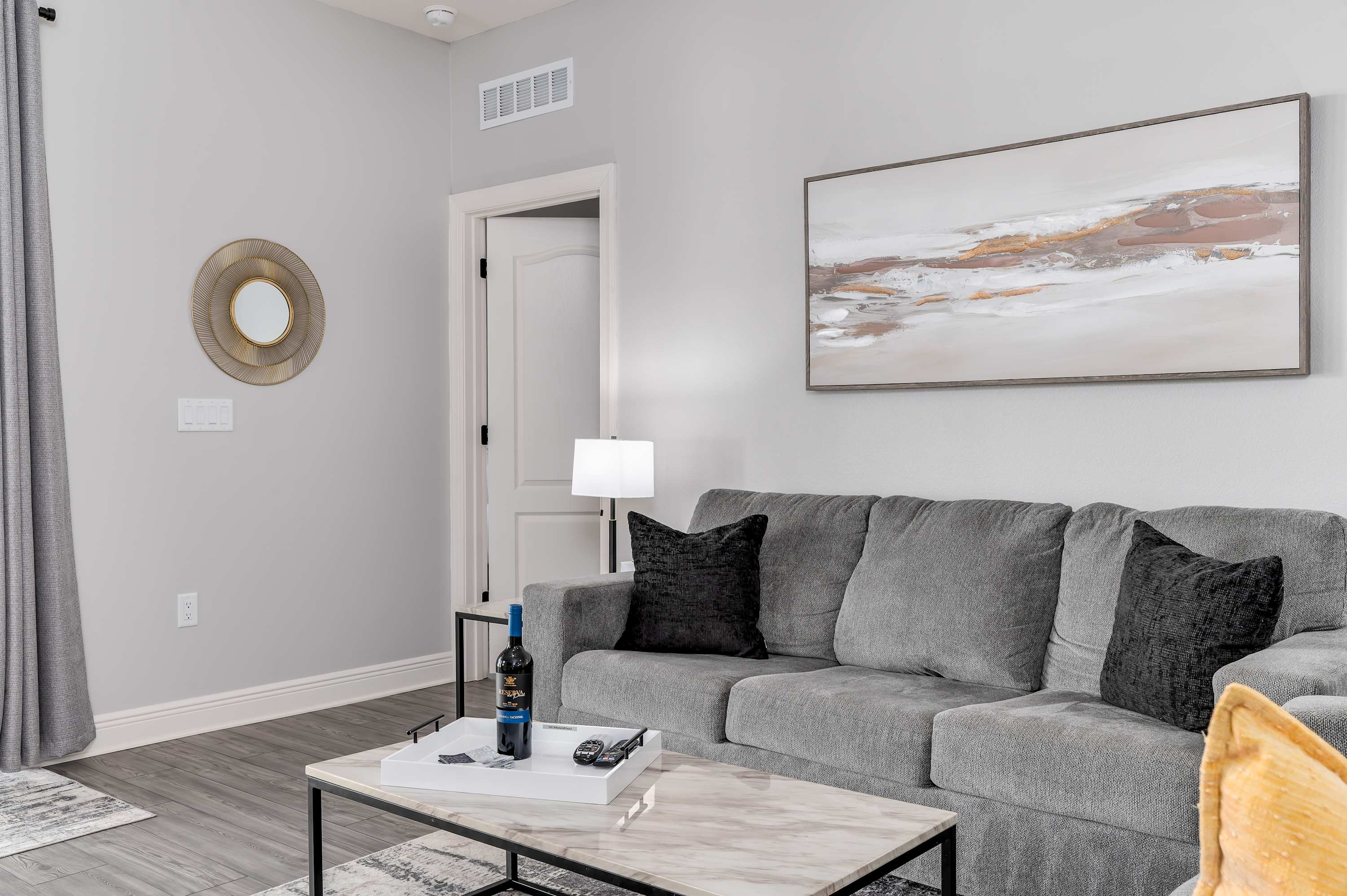 Spacious single level home with patio & kitchen