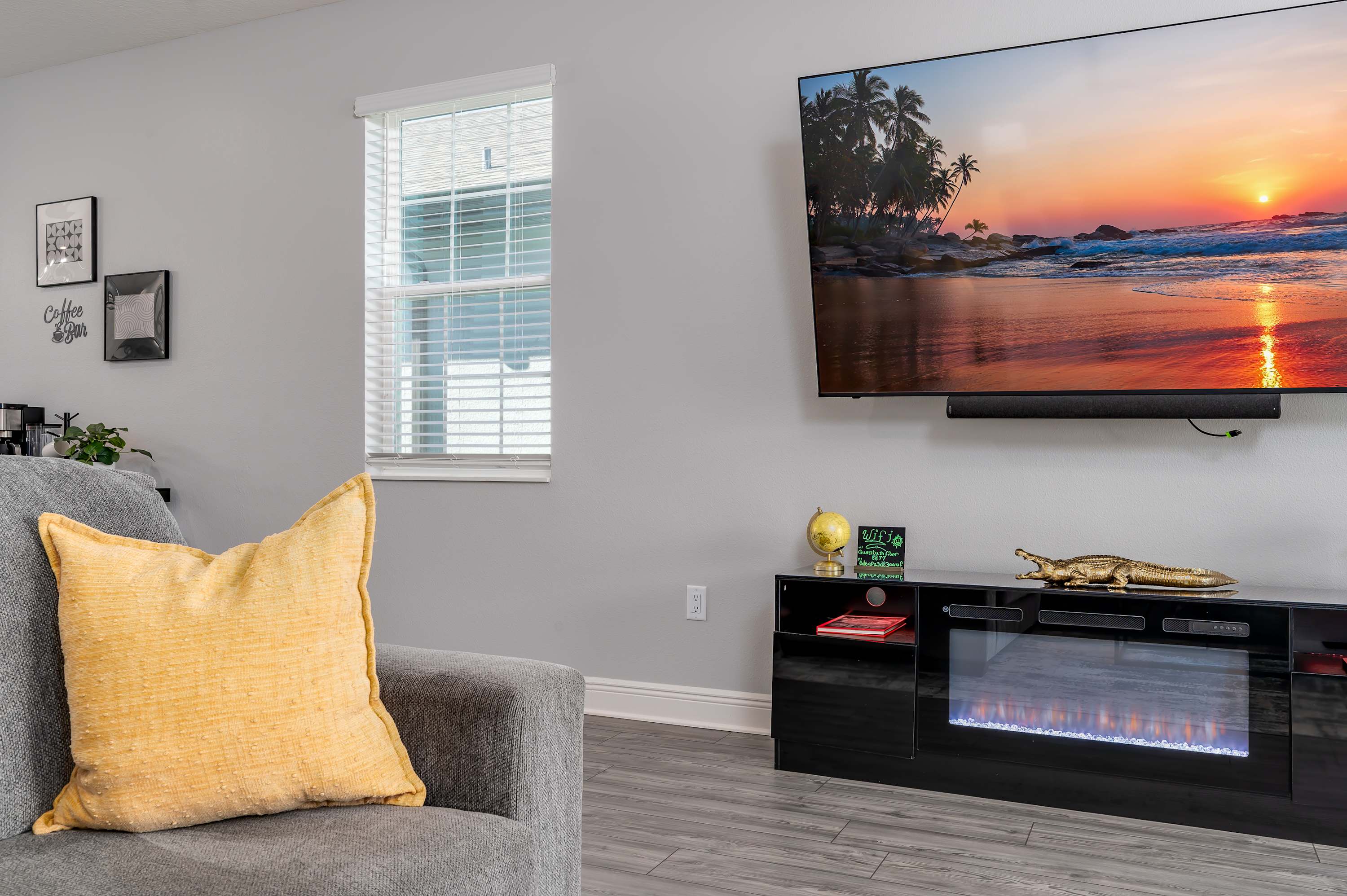 Spacious single level home with patio & kitchen