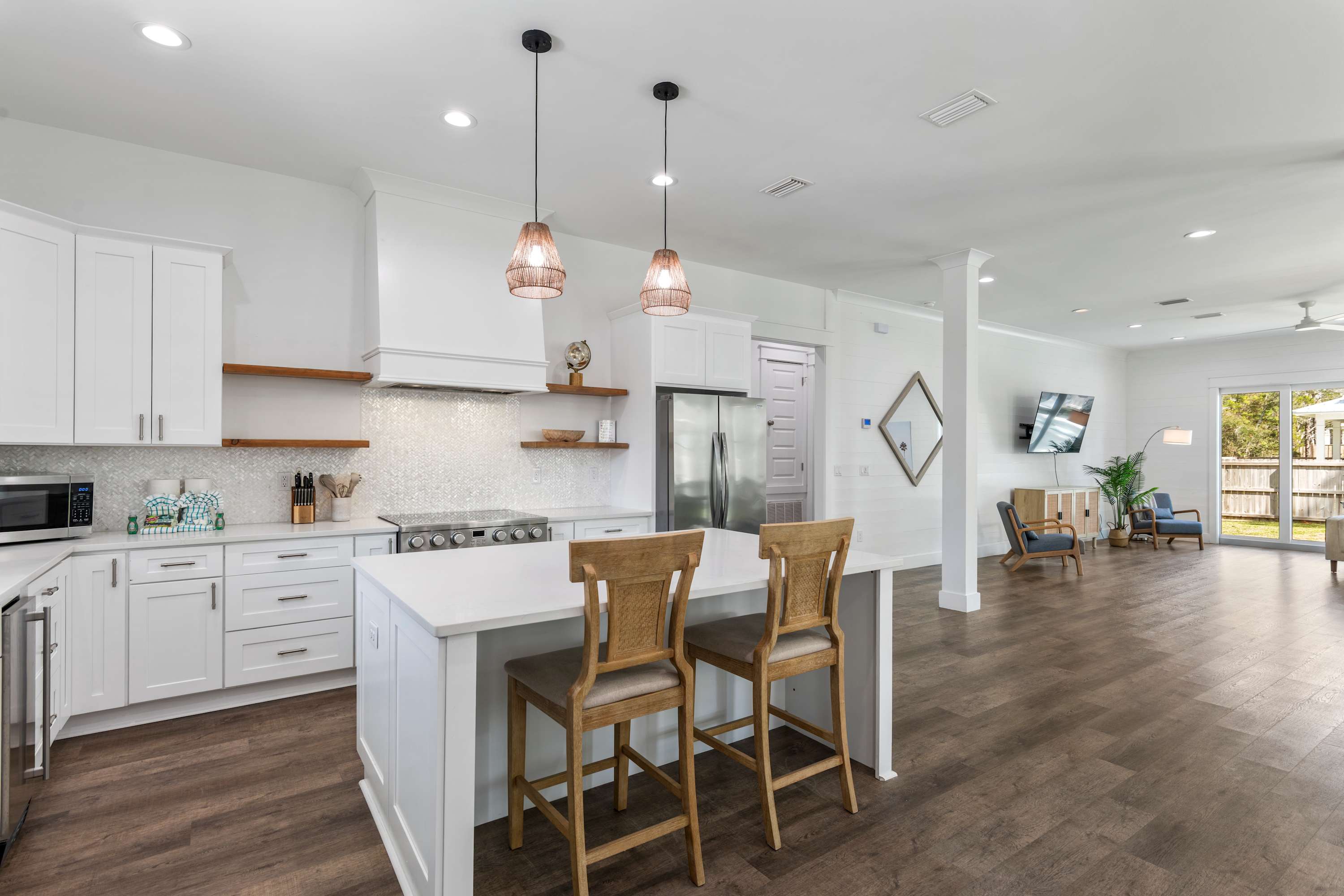 Sprawling Seagrove Home with Pool, Spa, and a Cart