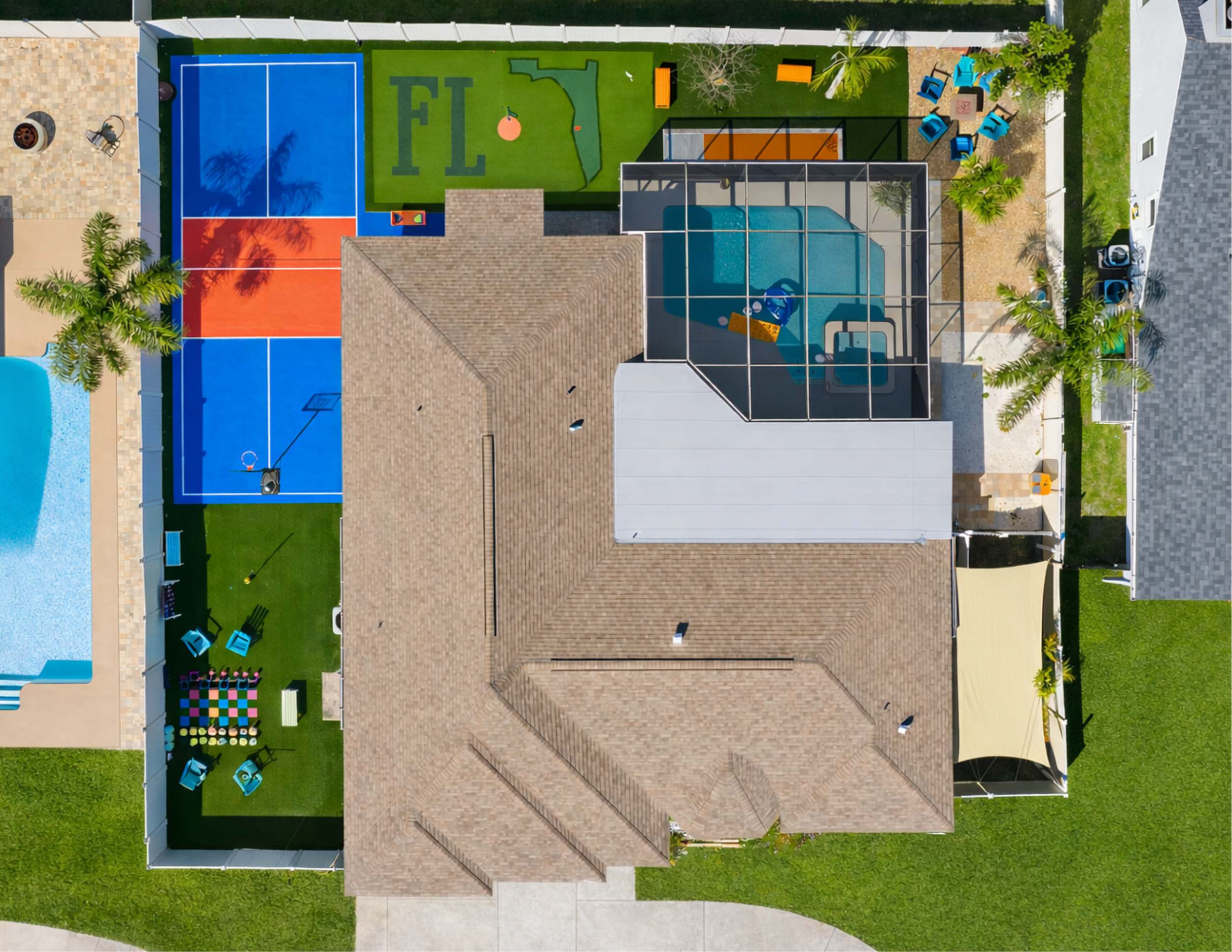 Spacious Family Getaway w/ Heated Pool & Game Room