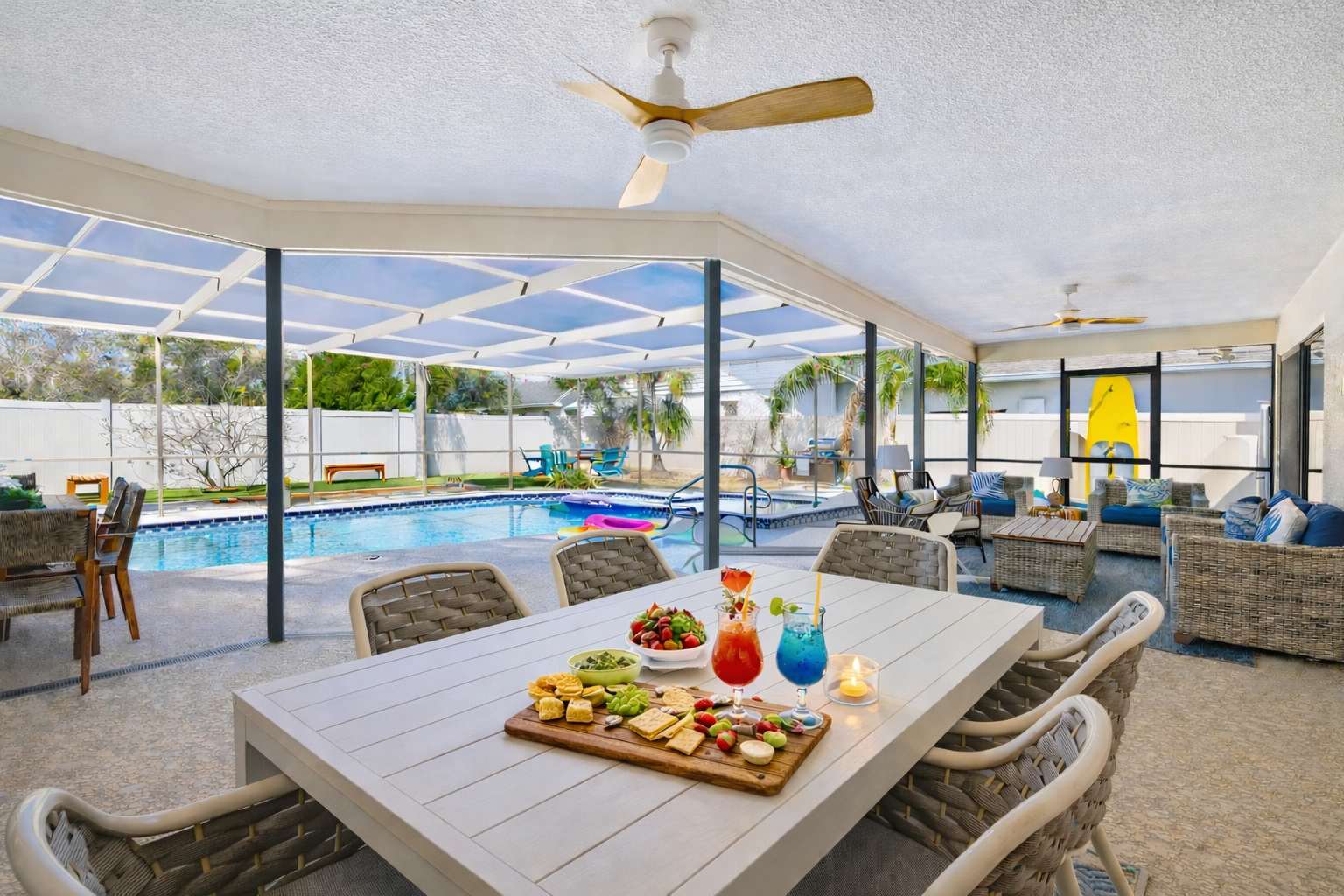 Spacious Family Getaway w/ Heated Pool & Game Room