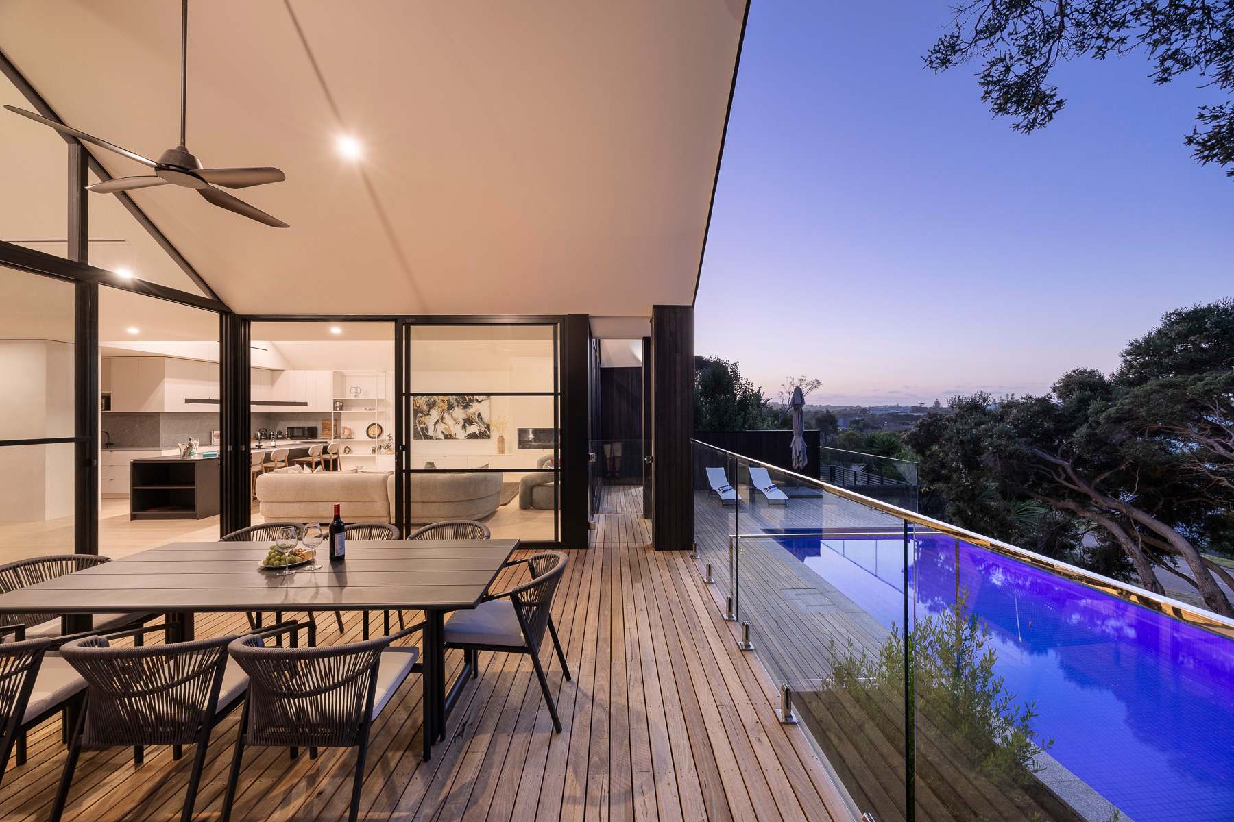 Alfresco deck and pool