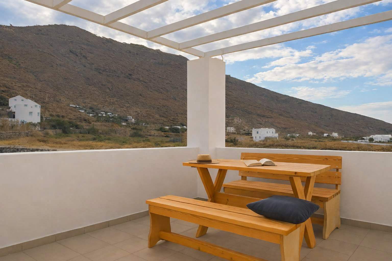 Santorini's Old Mill Serene Getaway by Pori Beach — Pori, Santorini — vacation rental