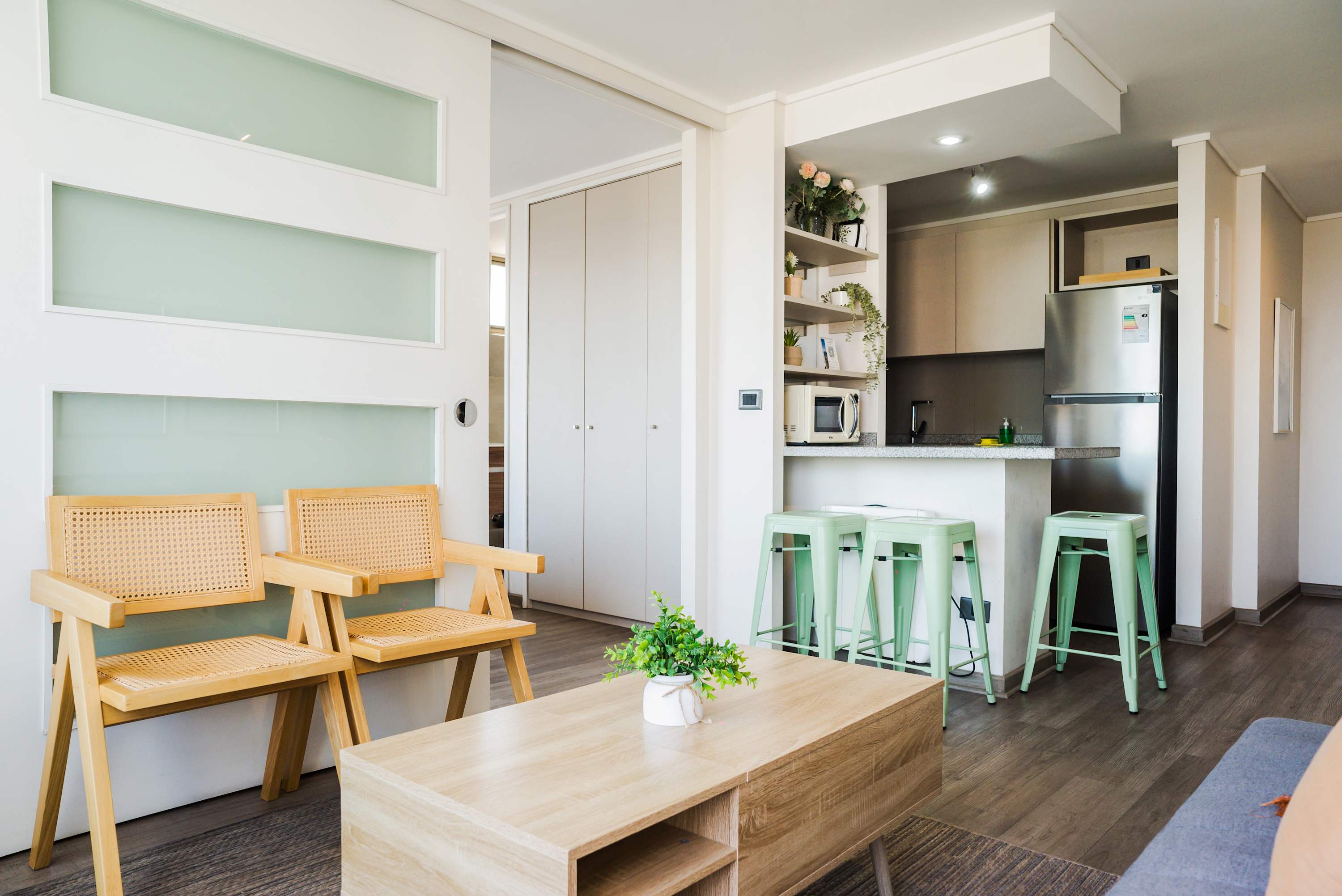 Modern 1BR Retreat in Nunoa | Ultimate Comfort