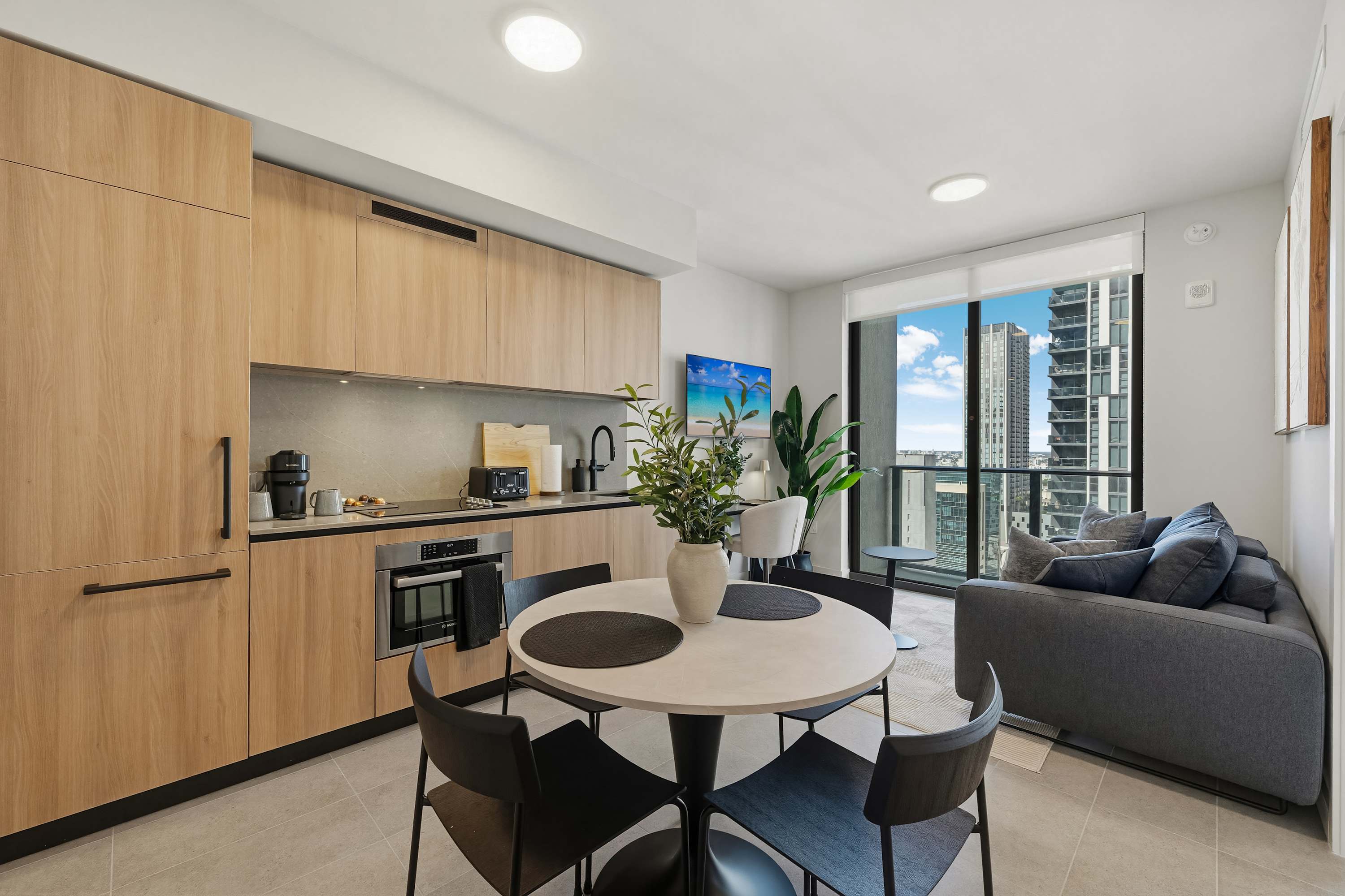 City Scape- Rooftop Pool & Downtown Living!