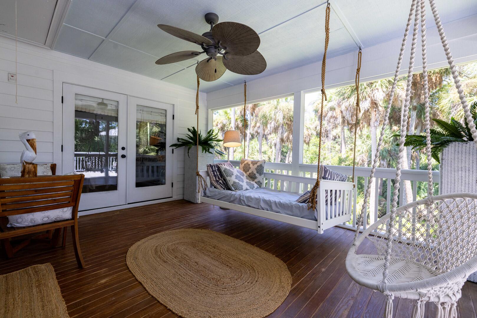 Gorgeous screened in porch