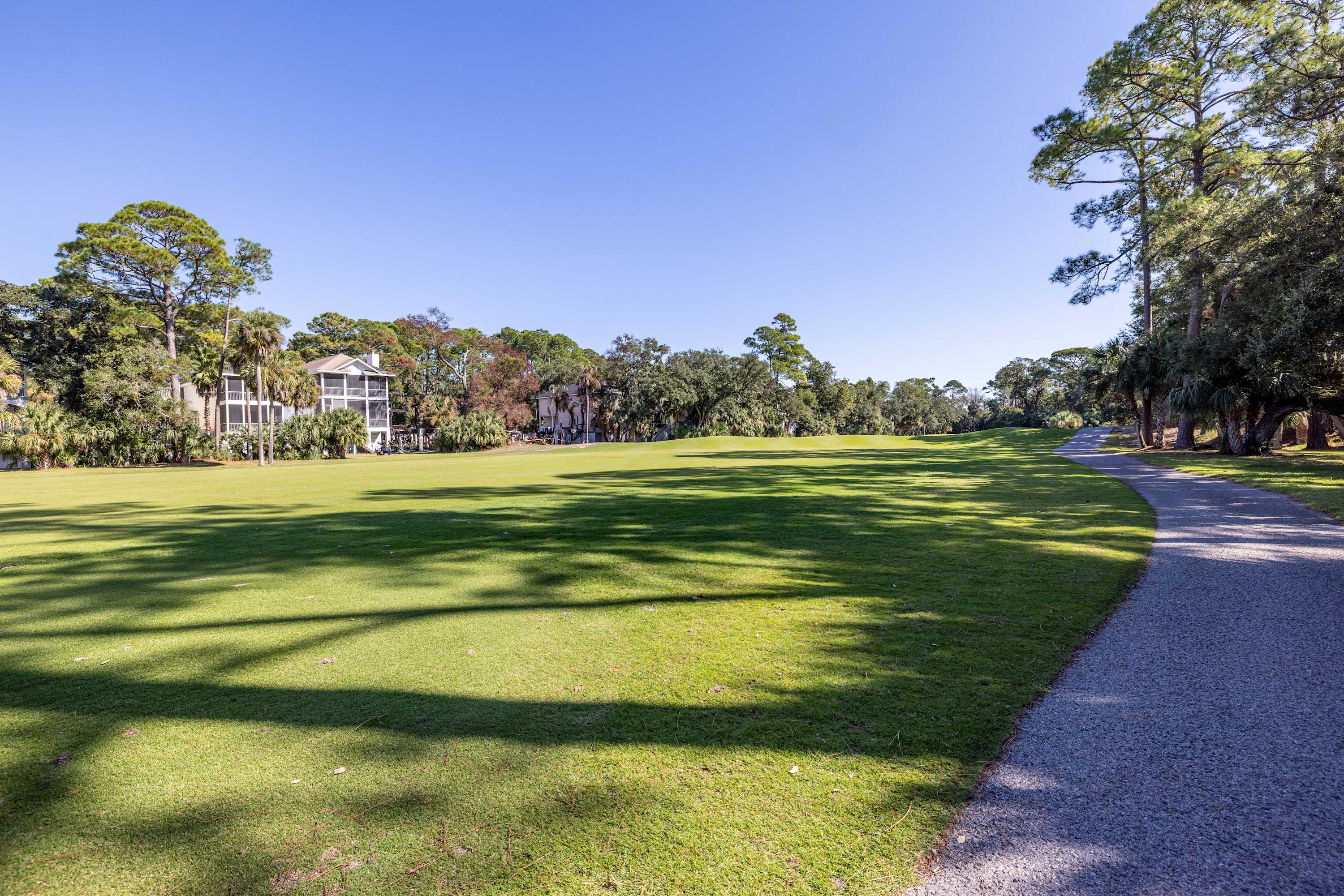 Backyard Golf Course View