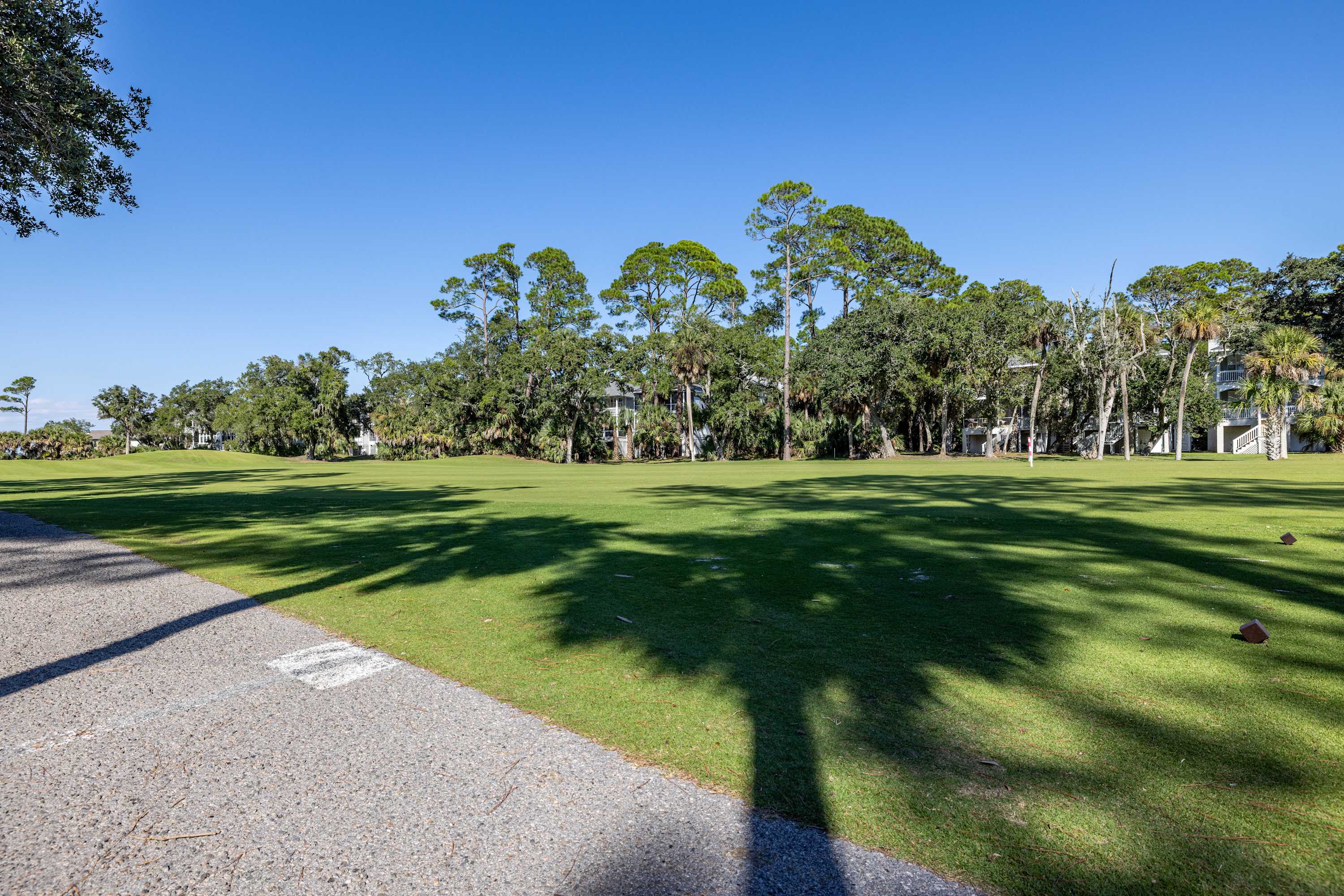 Backyard Golf Course View